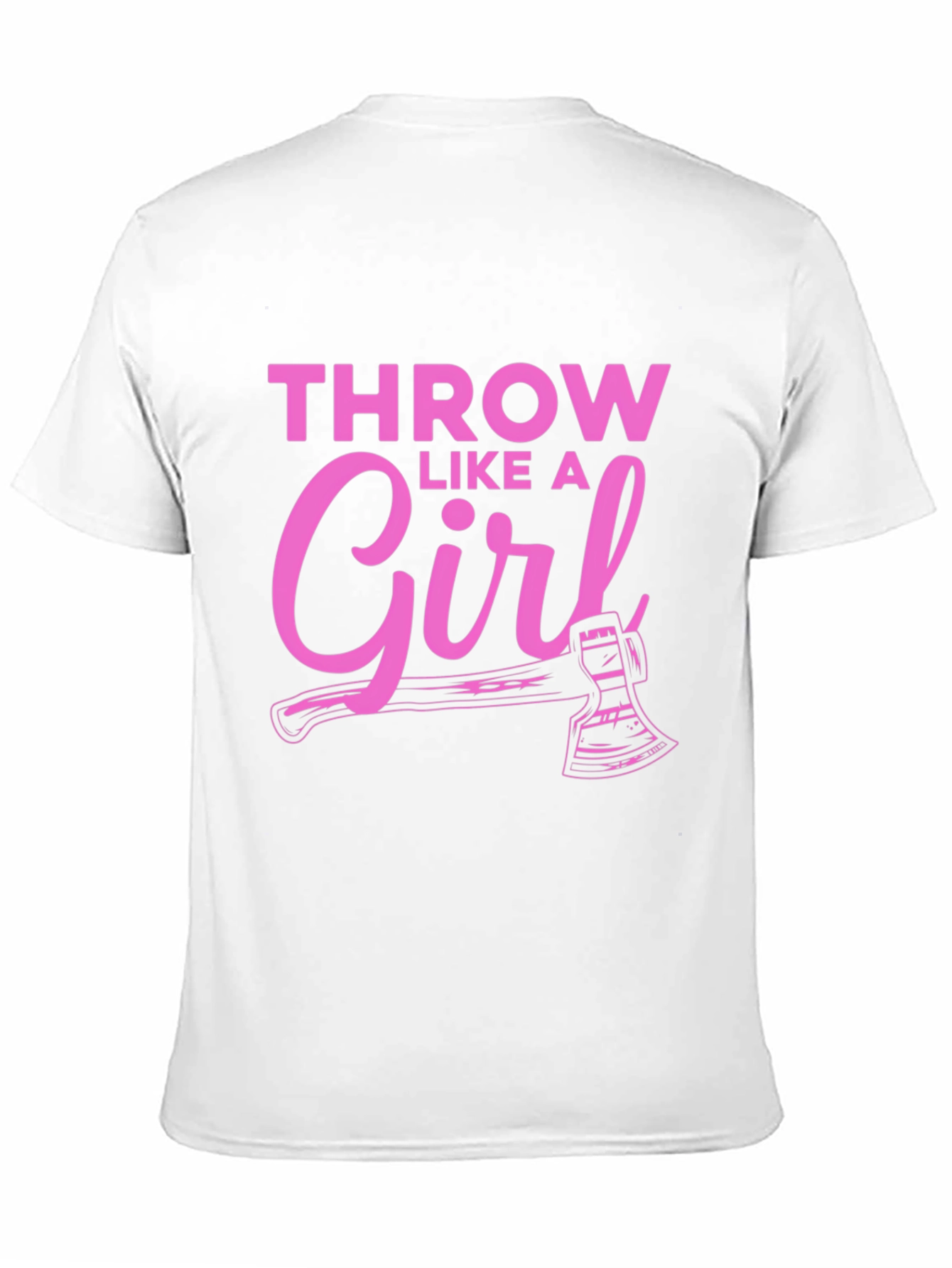 Throw Like a Girl Axe T-Shirt