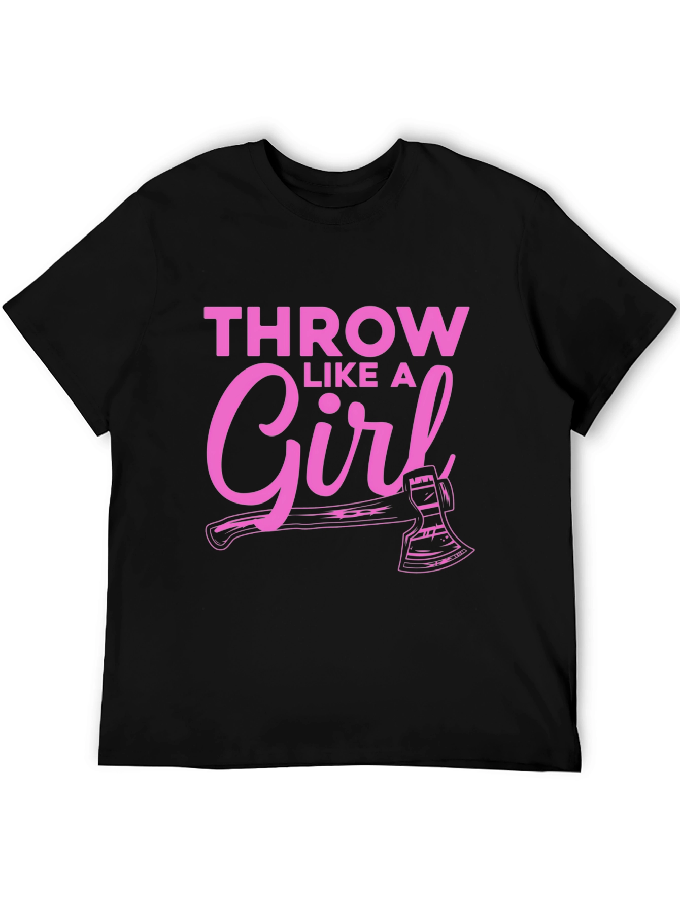Throw Like a Girl Axe T-Shirt