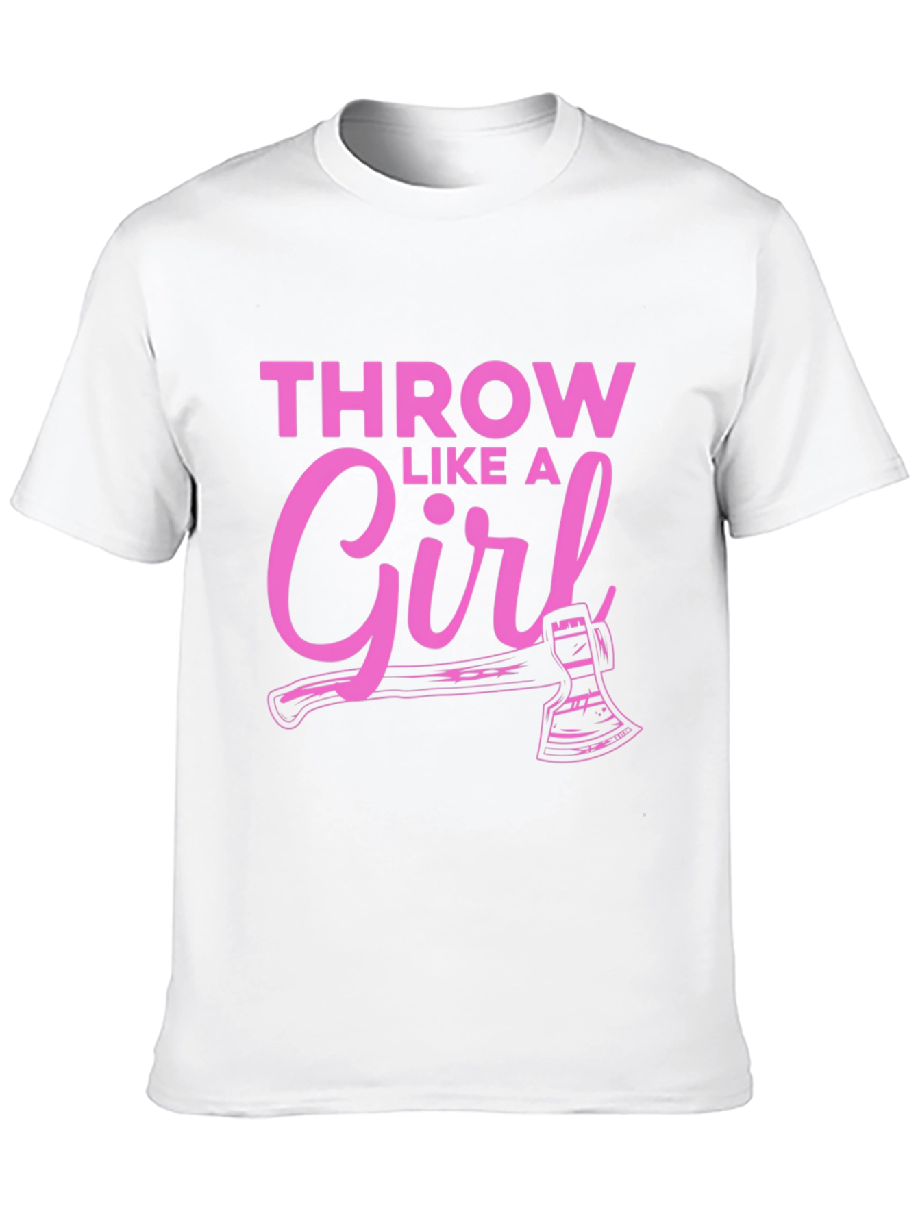 Throw Like a Girl Axe T-Shirt