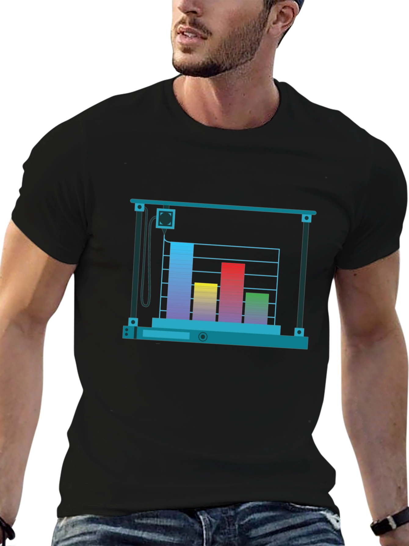 Data Chart Graphic T-Shirt