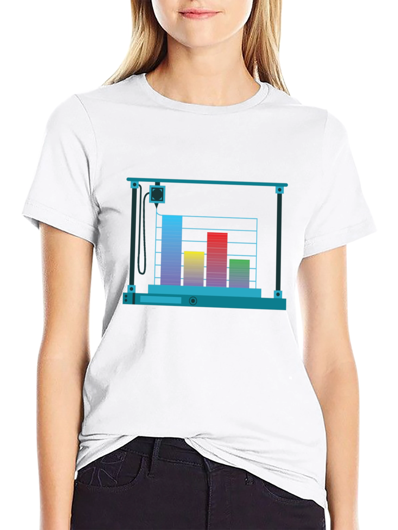 Data Chart Graphic T-Shirt