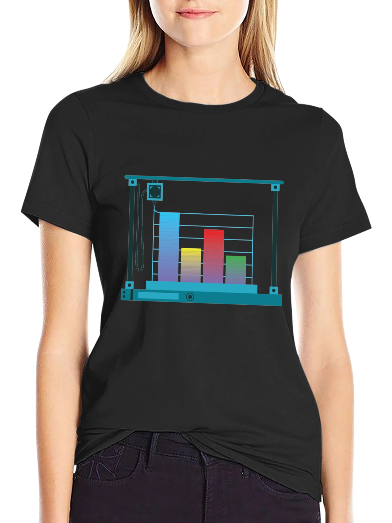 Data Chart Graphic T-Shirt