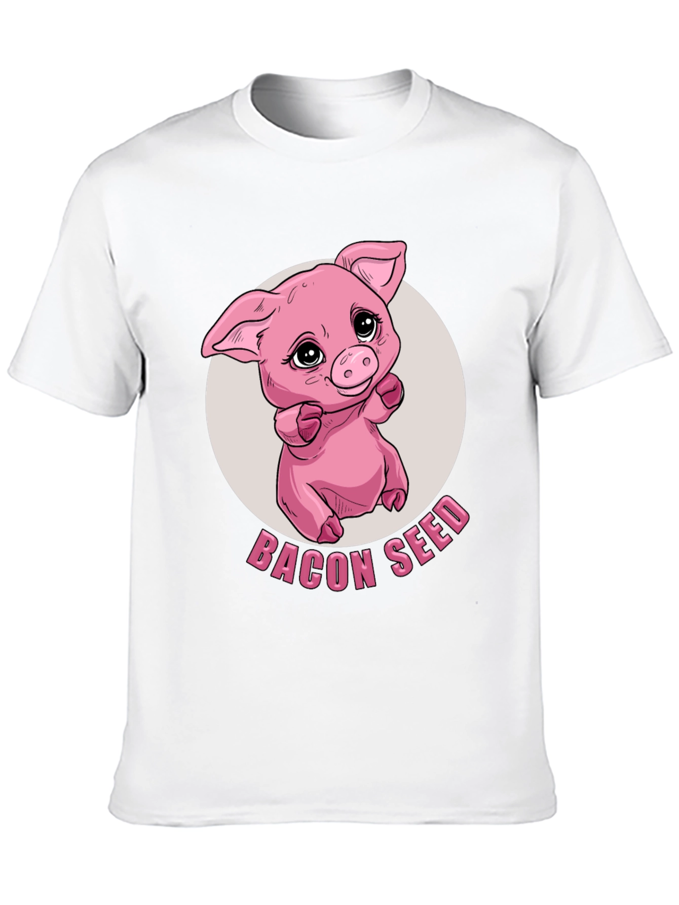Bacon Seed Pig Graphic Tee - Black