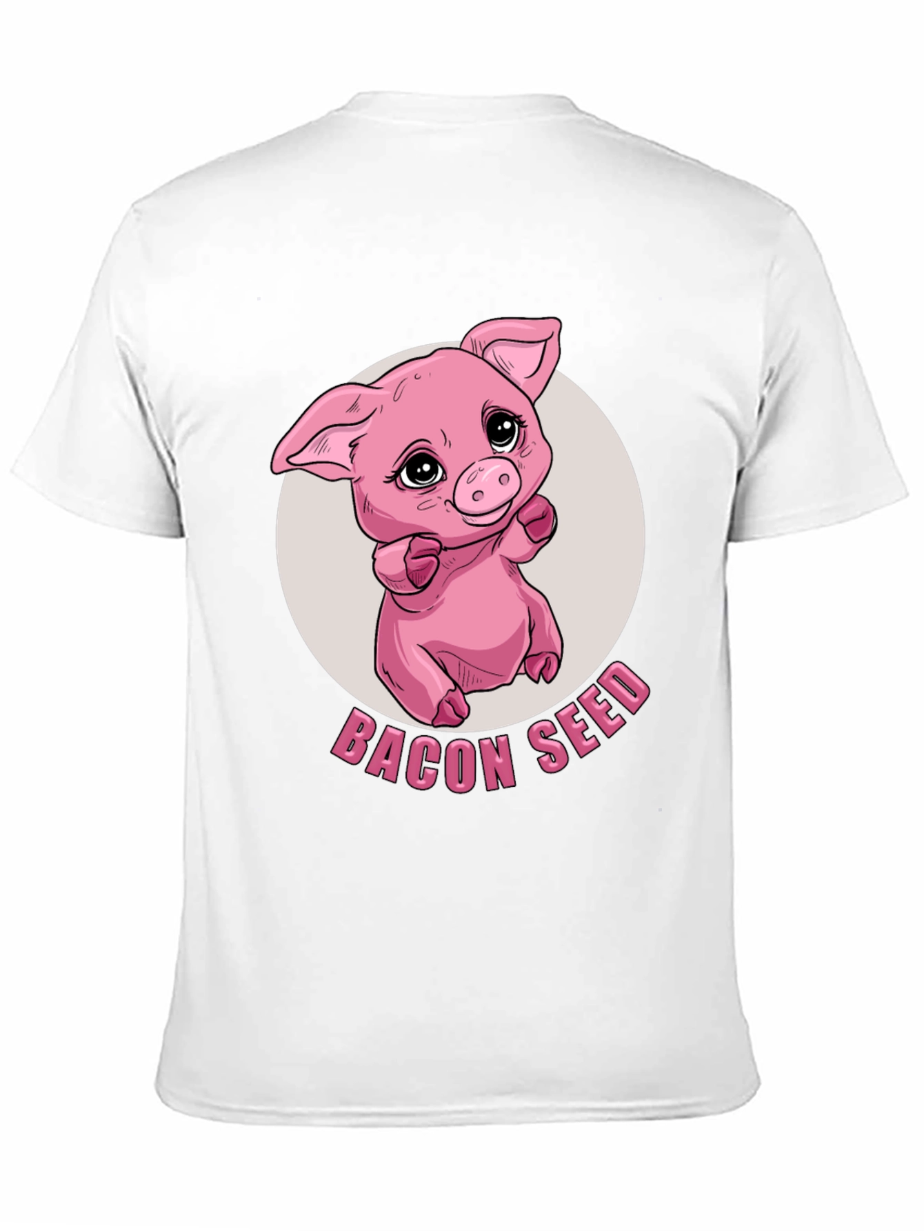 Bacon Seed Pig Graphic Tee - Black