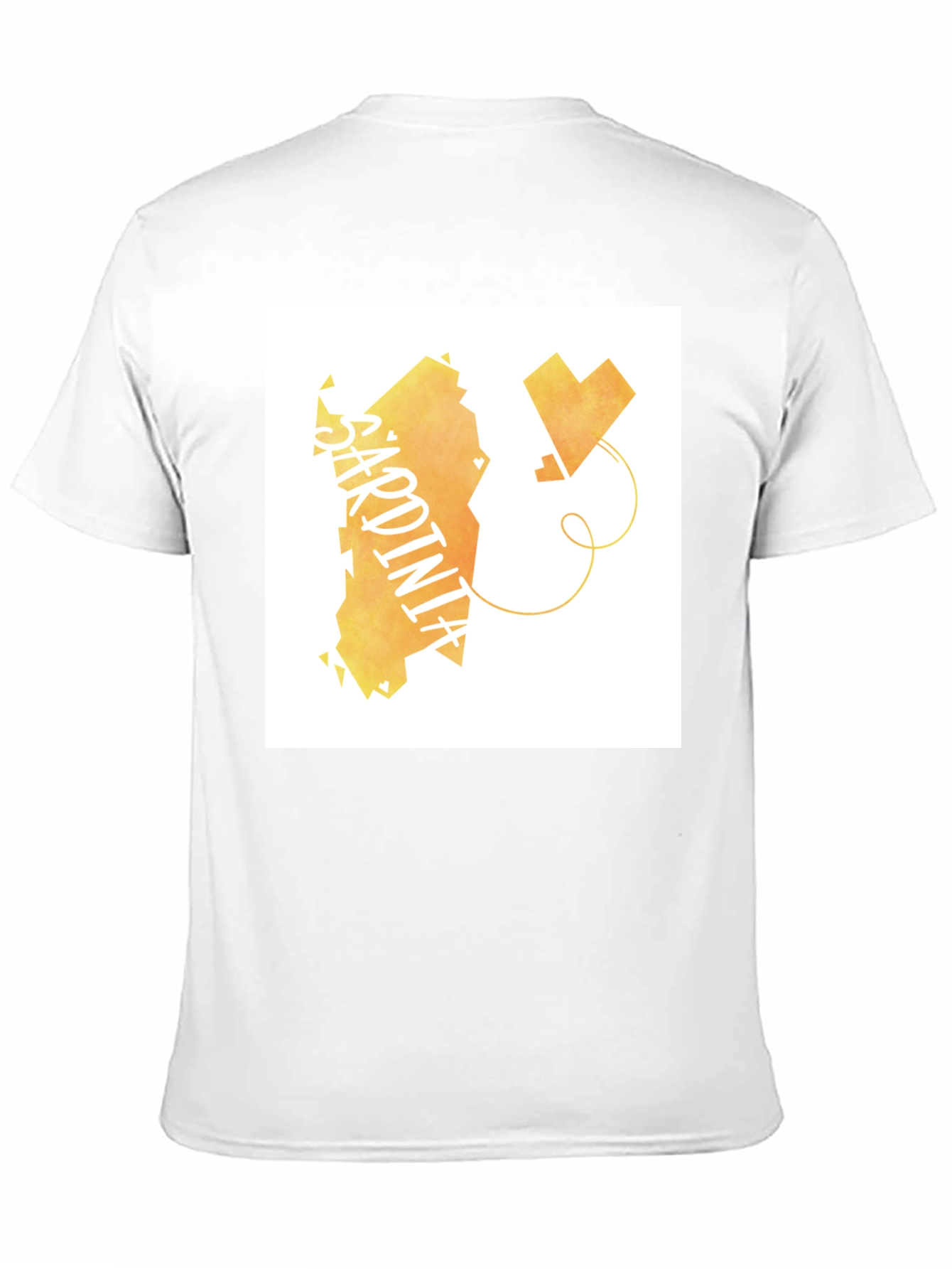 Sardinia Love T-Shirt - Black Cotton Tee