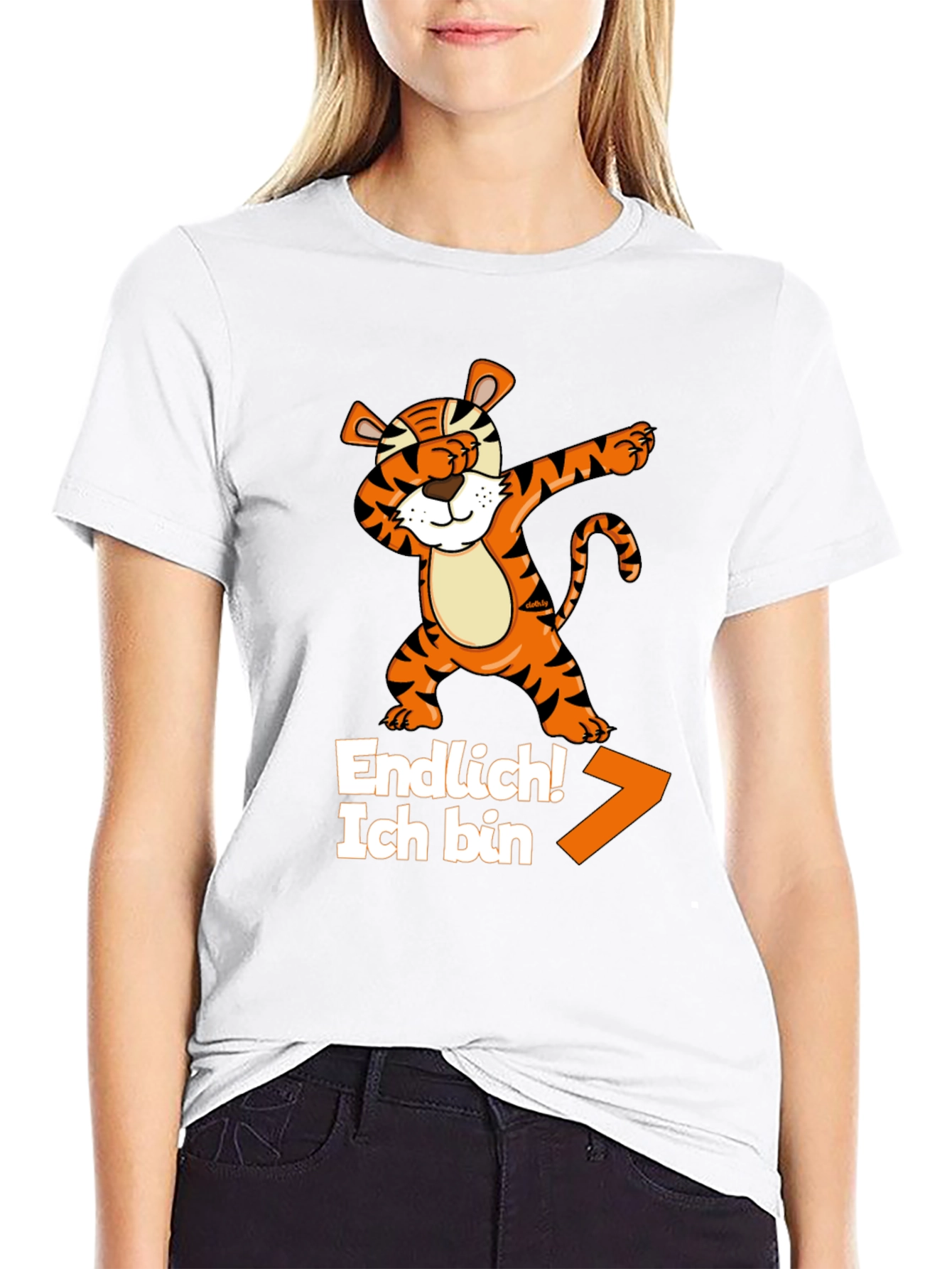 Dabbing Tiger T-Shirt - Endlich! Ich Bin!