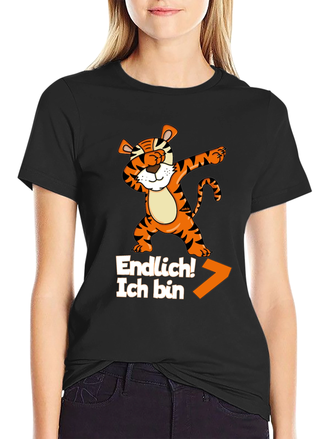Dabbing Tiger T-Shirt - Endlich! Ich Bin!