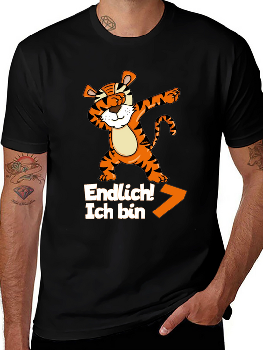 Dabbing Tiger T-Shirt - Endlich! Ich Bin!