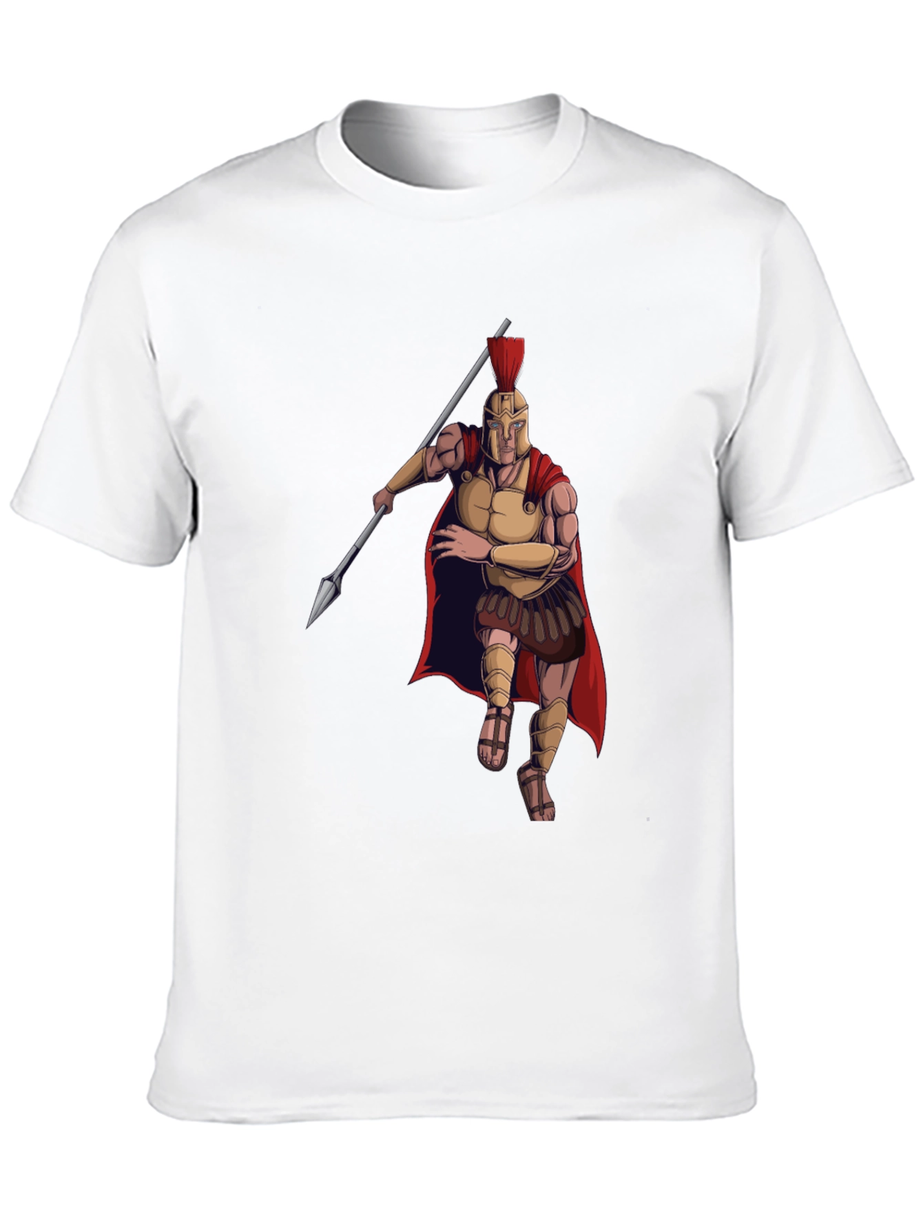 Spartan Warrior Graphic T-Shirt