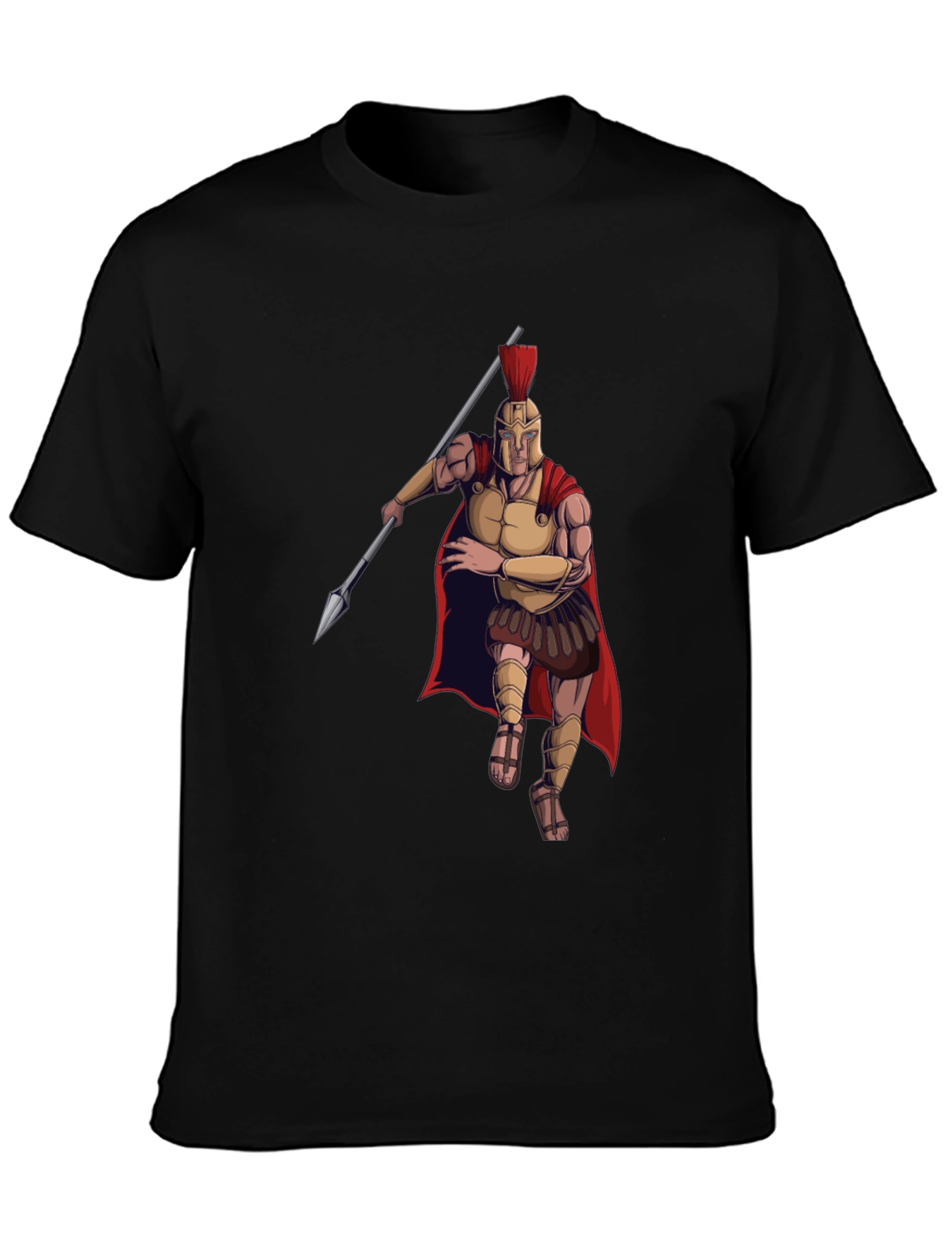 Spartan Warrior Graphic T-Shirt