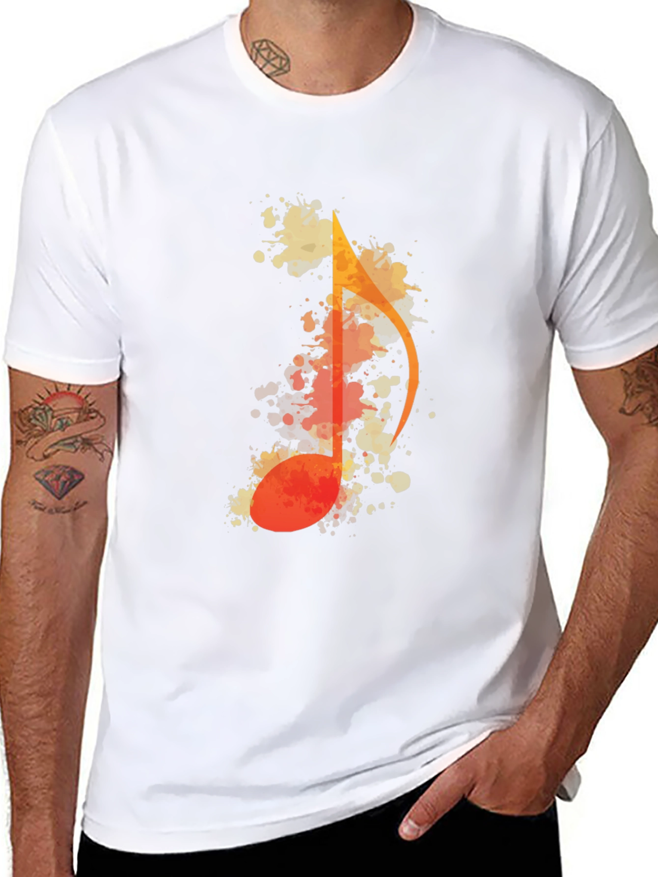 Musical Note Graphic T-Shirt