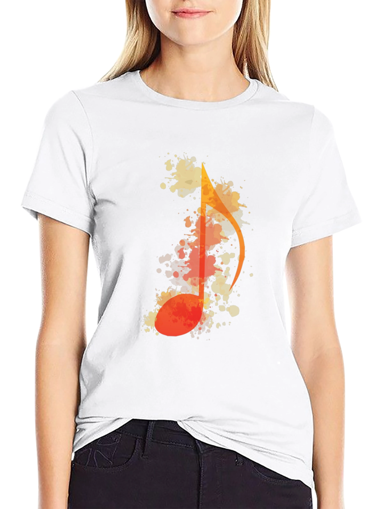 Musical Note Graphic T-Shirt