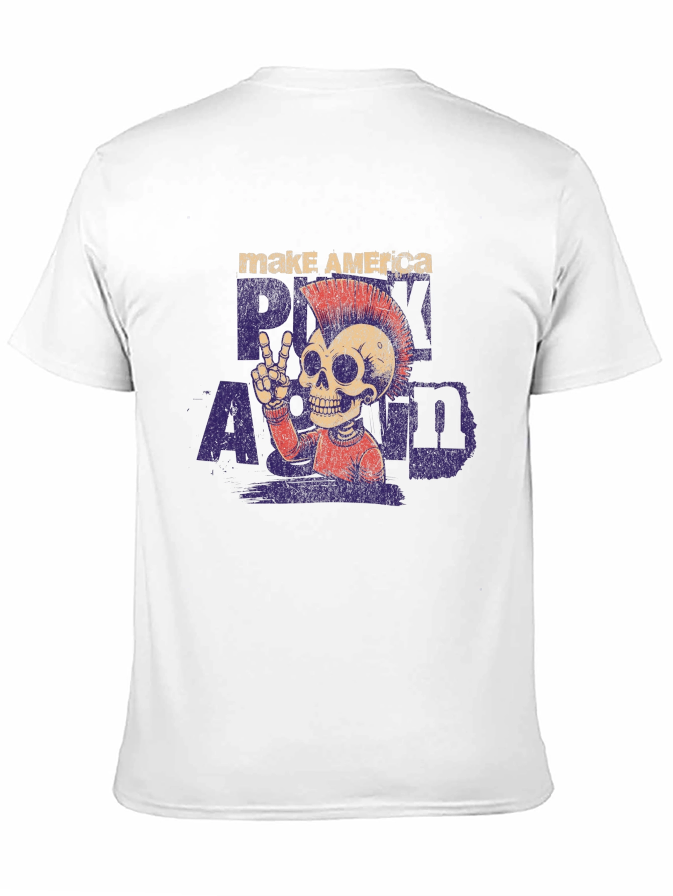 Punk Skull Graphic T-Shirt