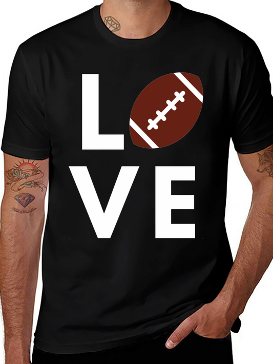 Love Football Graphic T-Shirt