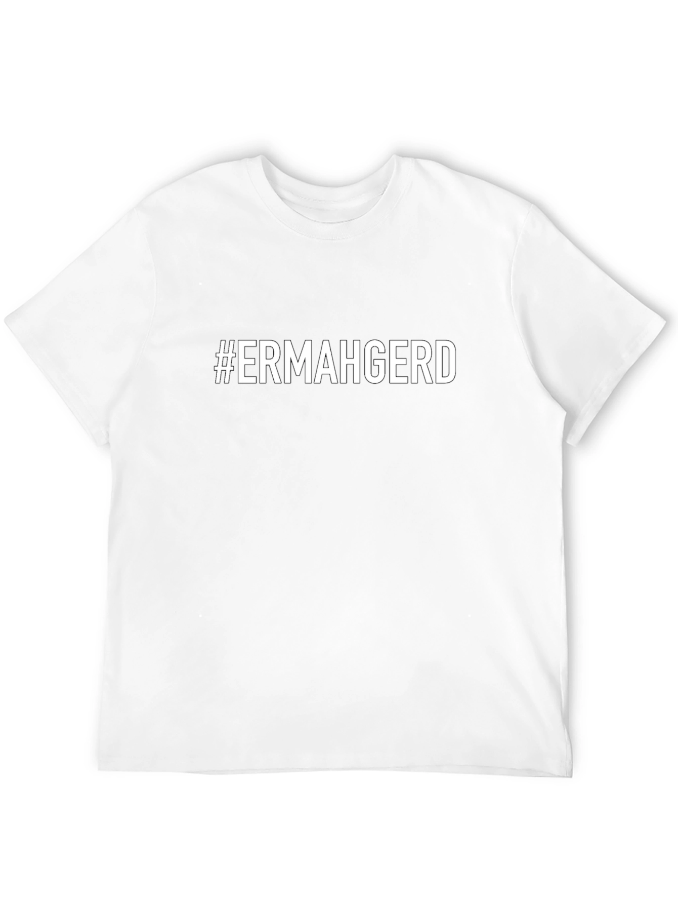 #ERMAHGERD Graphic Tee - Black Cotton T-Shirt