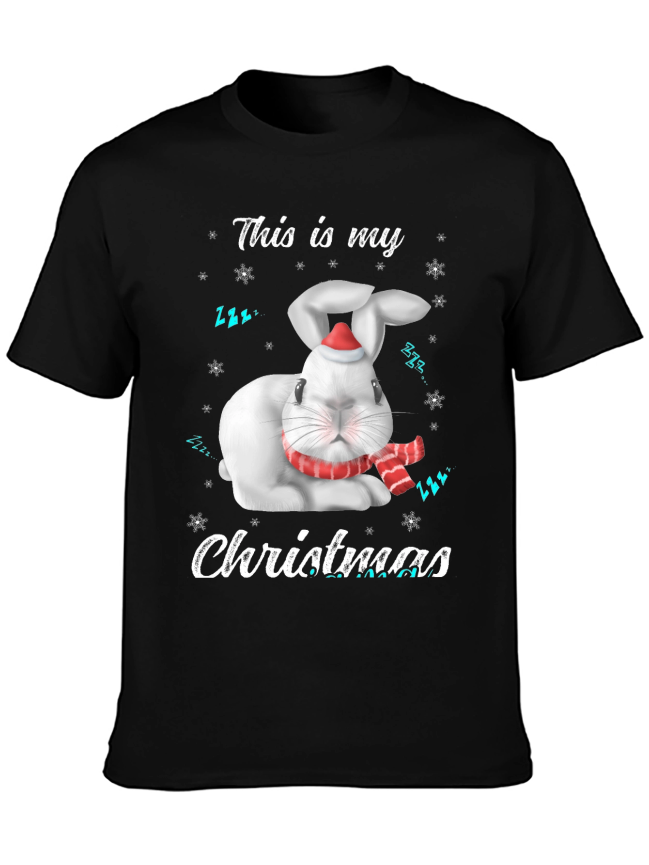 This is My Christmas Rabbit Graphic T-Shirt