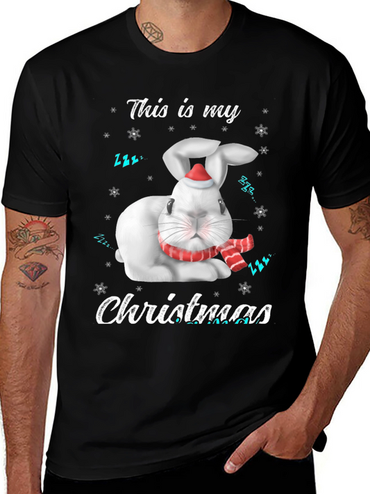 This is My Christmas Rabbit Graphic T-Shirt
