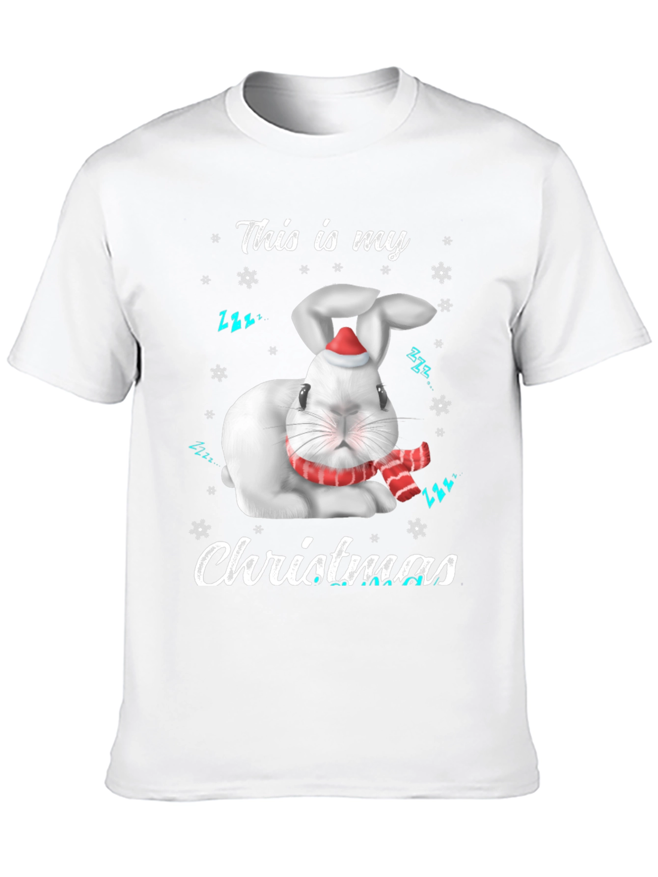 This is My Christmas Rabbit Graphic T-Shirt