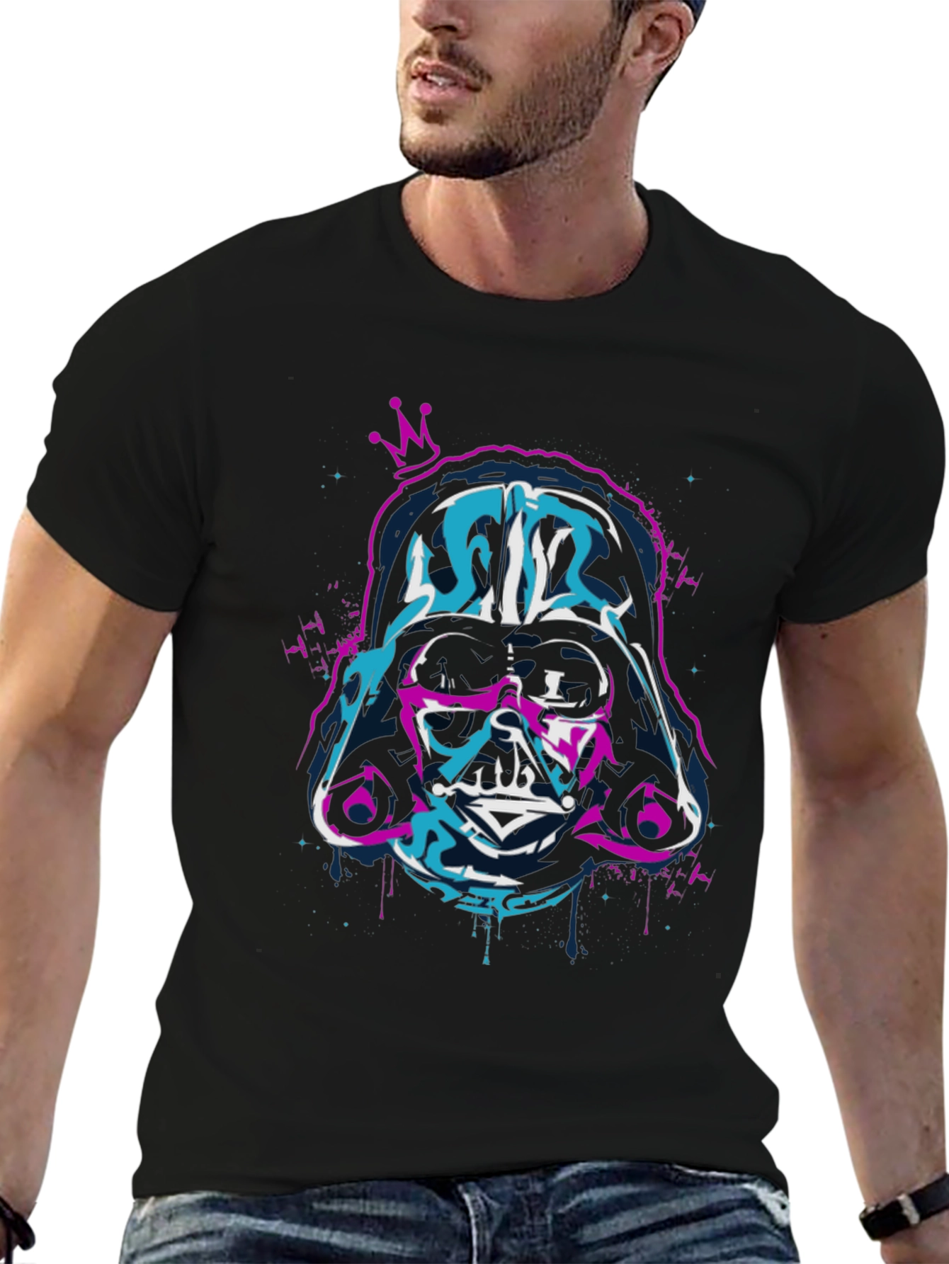 Darth Vader Crown Graphic T-Shirt