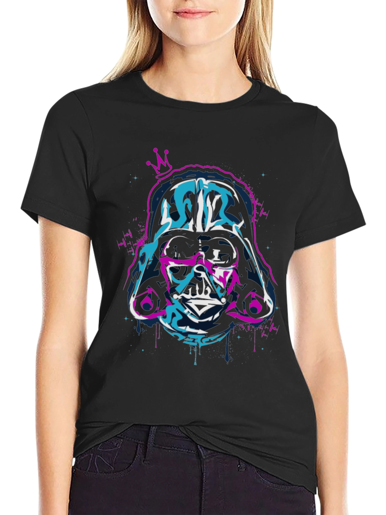 Darth Vader Crown Graphic T-Shirt