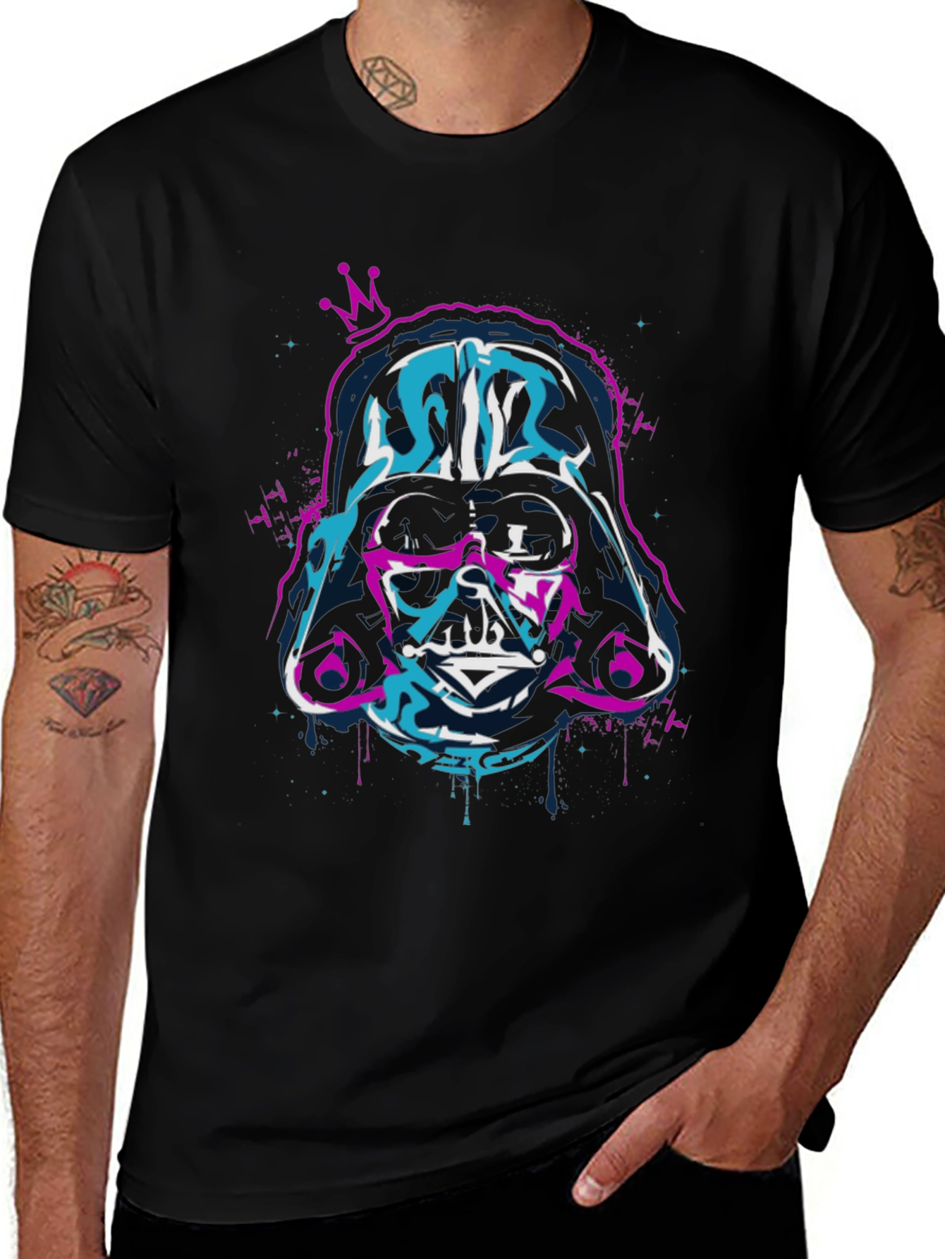 Darth Vader Crown Graphic T-Shirt