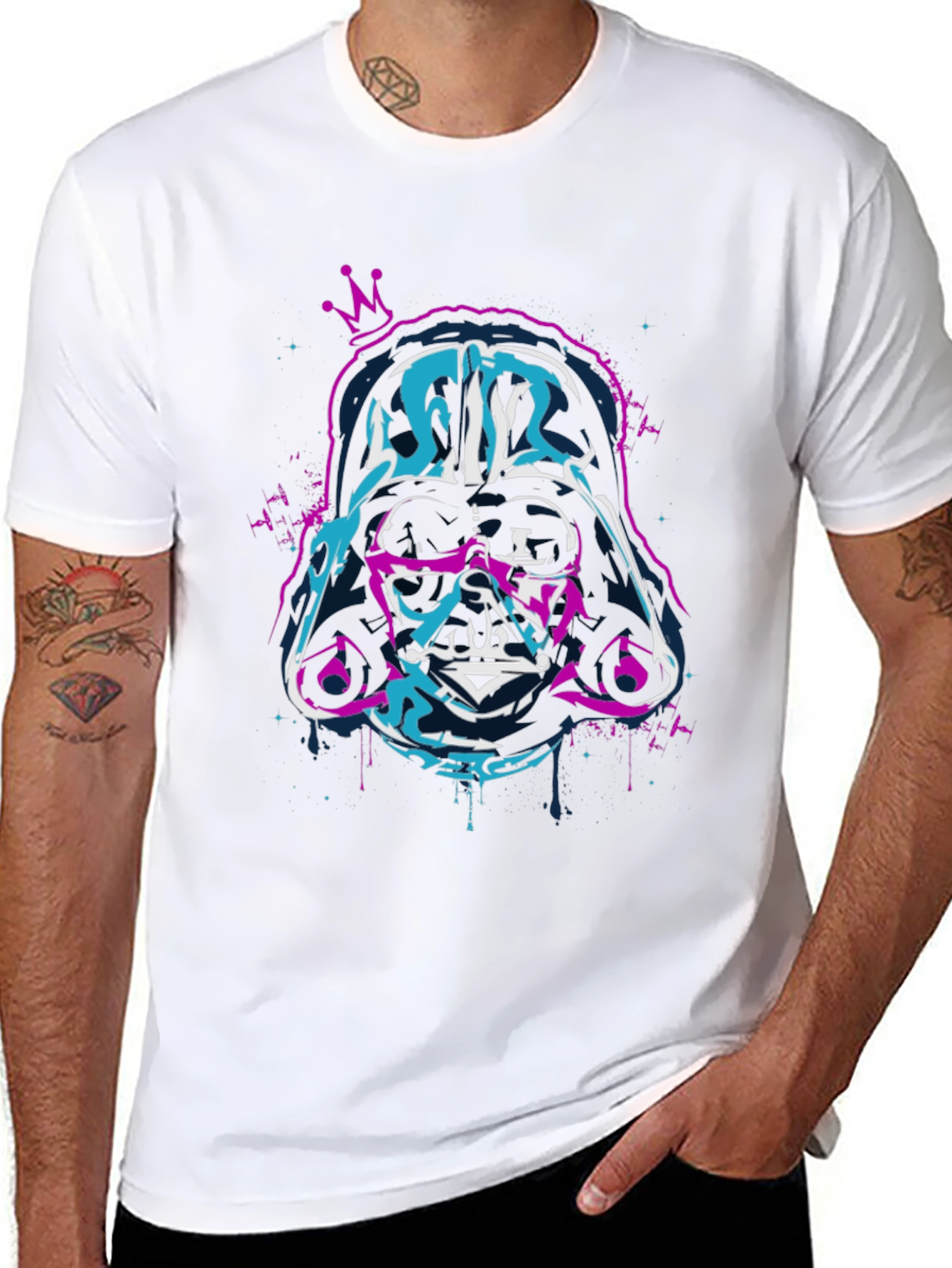 Darth Vader Crown Graphic T-Shirt
