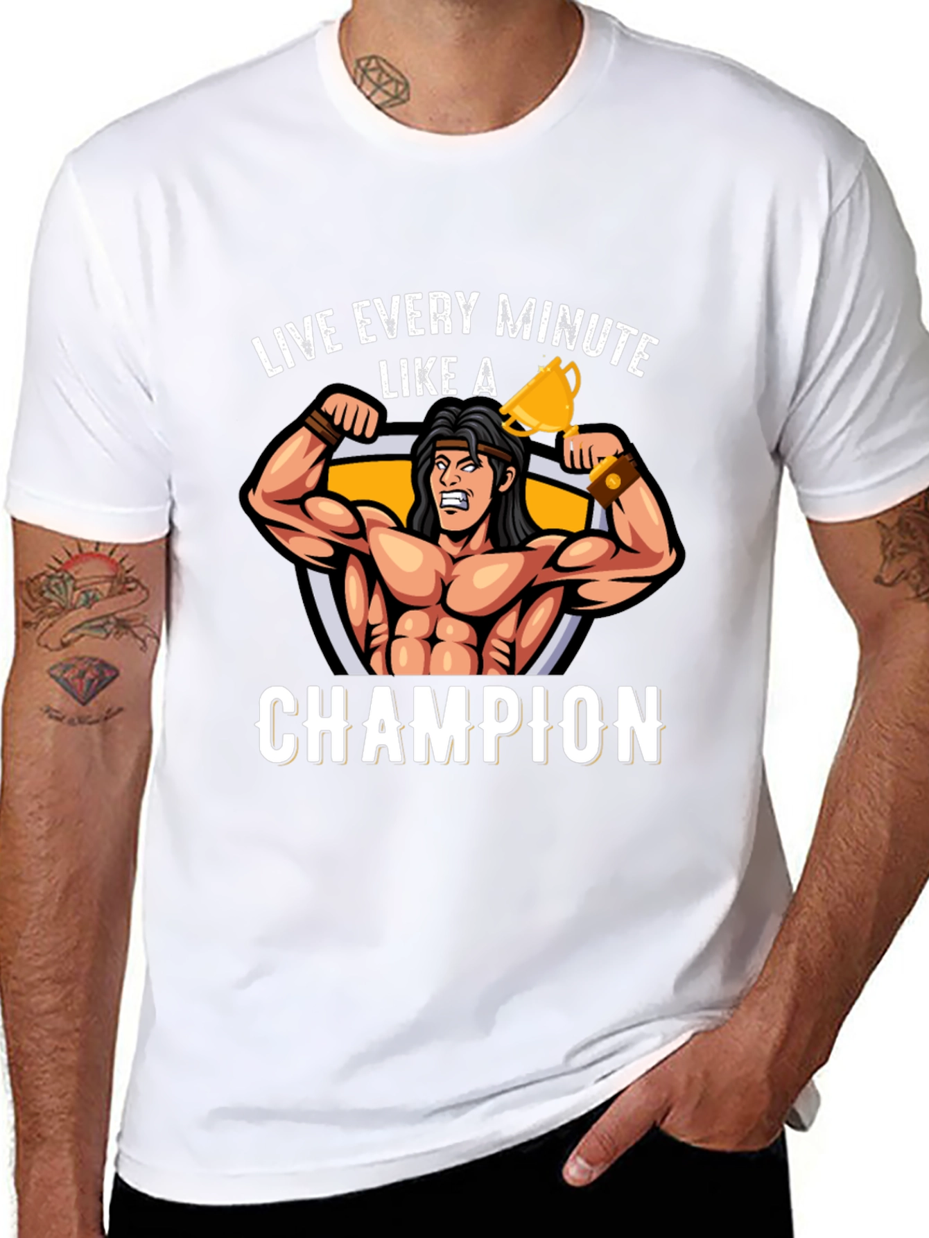 Live Every Minute Like A Champion T-Shirt
