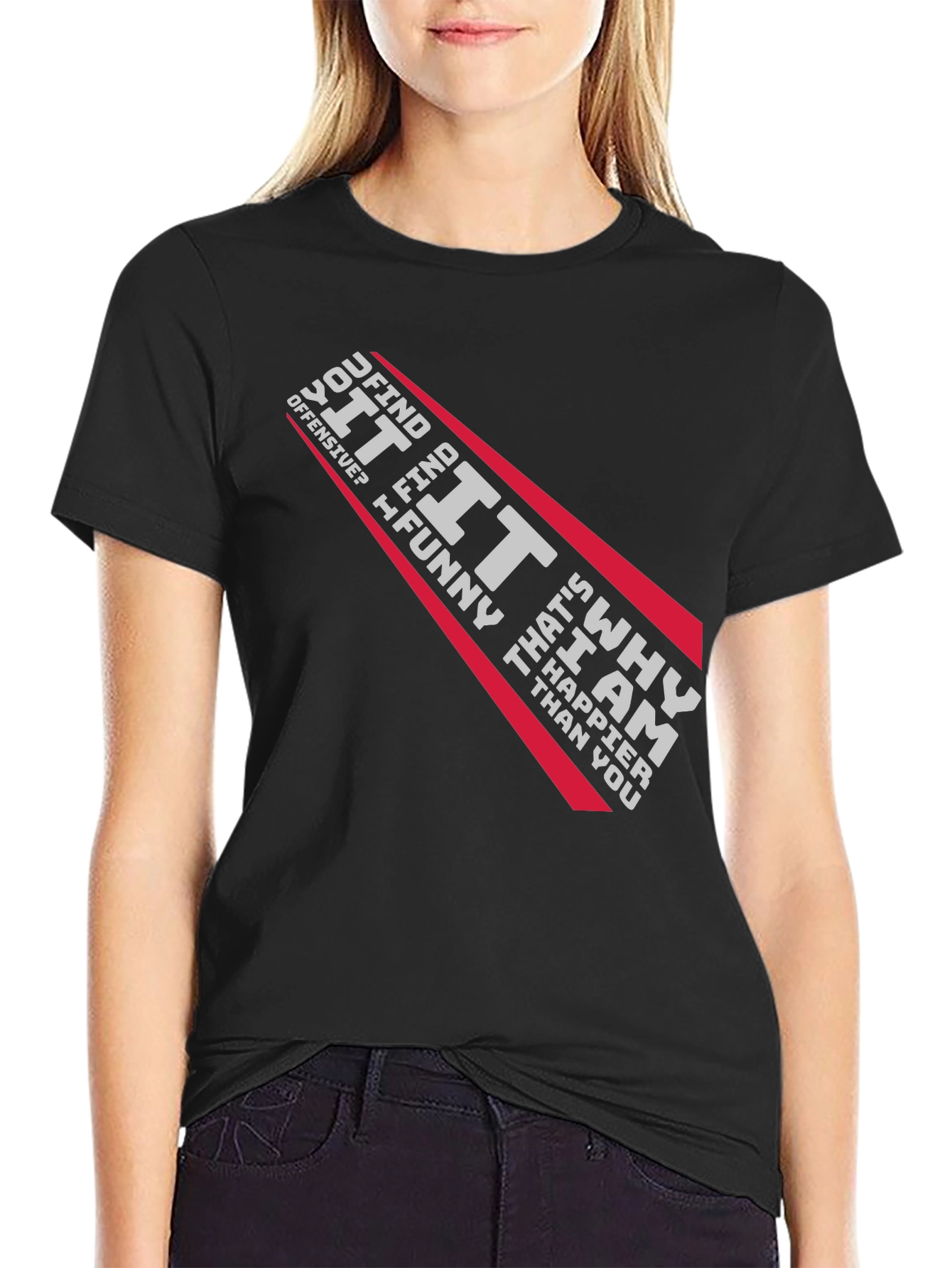 Offensive Humor Graphic T-Shirt -  Funny Graphic Tee