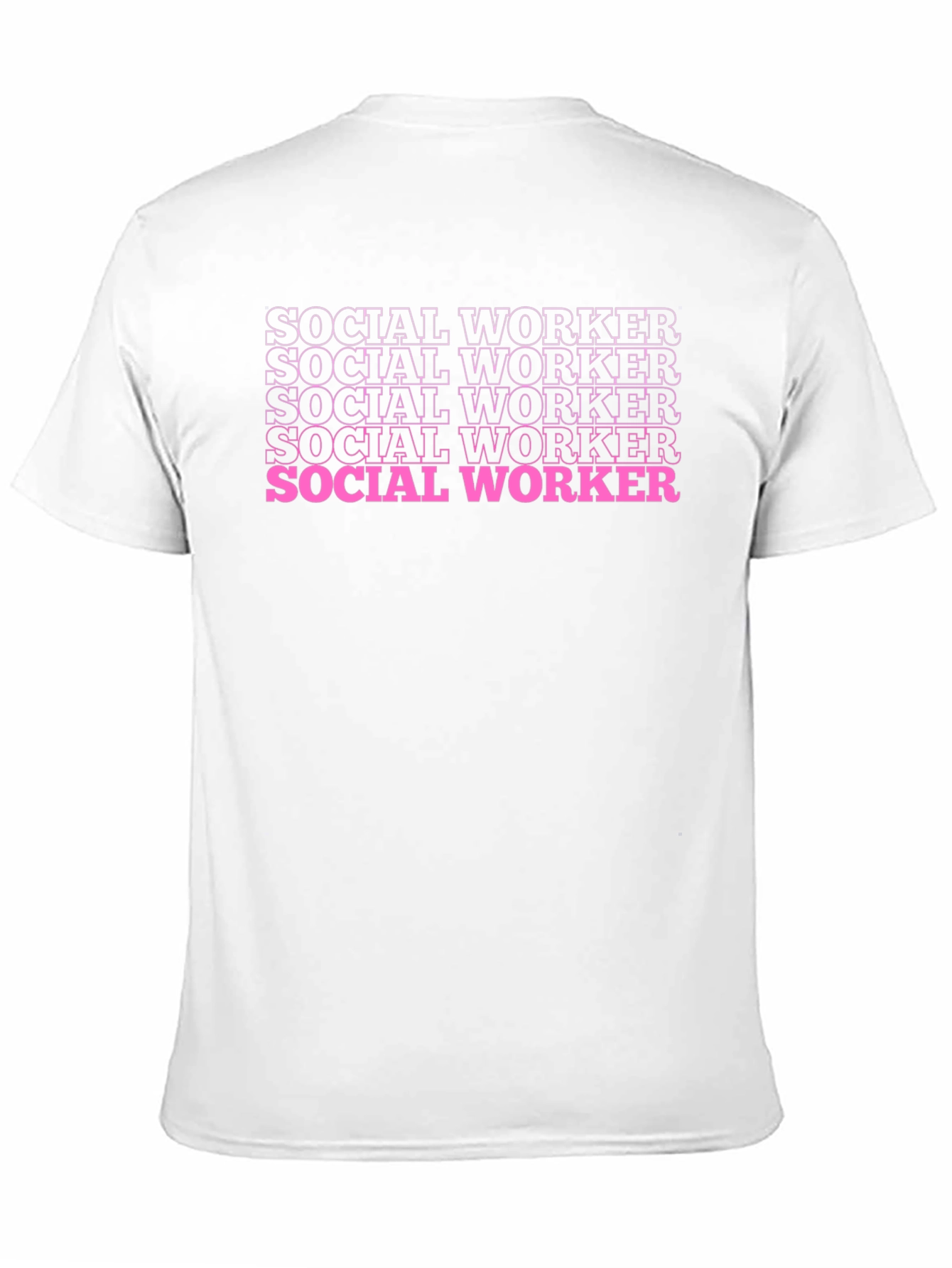 Social Worker T-Shirt - Trendy Text Design