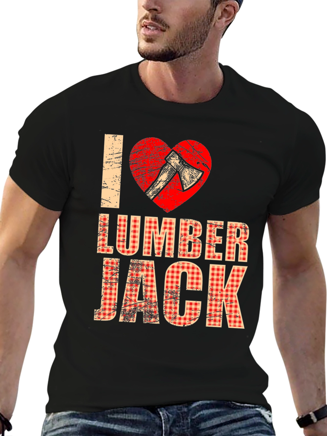 I Heart Lumberjack Graphic Tee