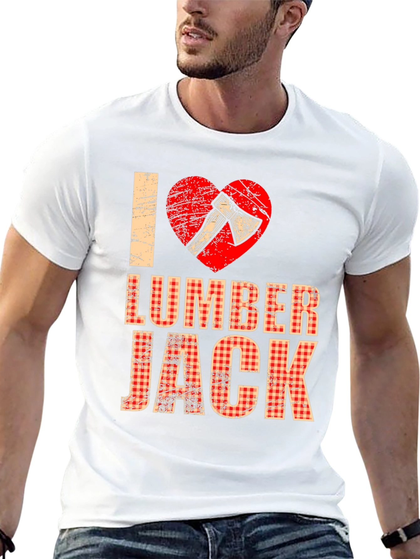 I Heart Lumberjack Graphic Tee