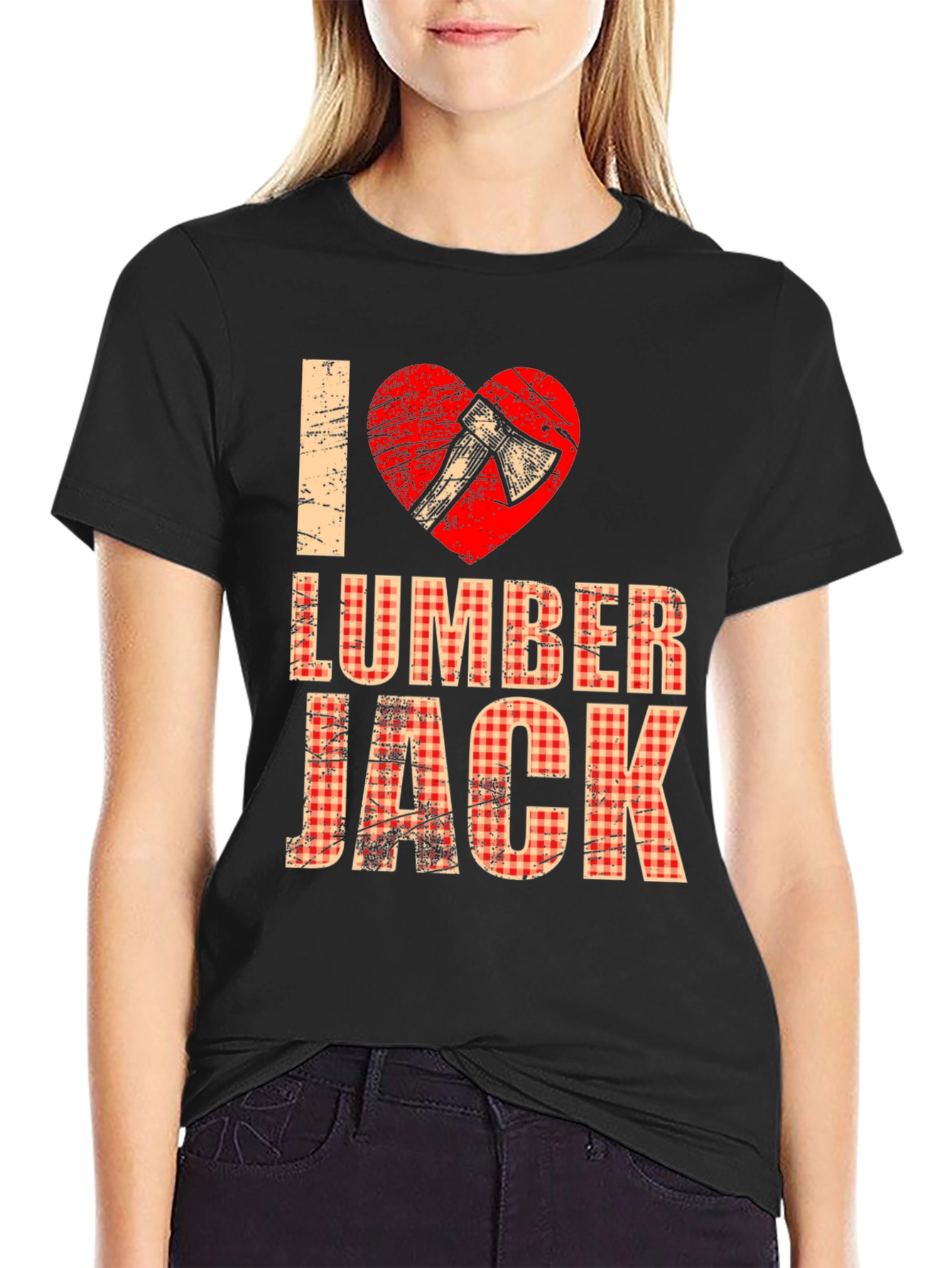 I Heart Lumberjack Graphic Tee