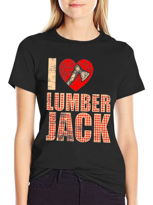 I Heart Lumberjack Graphic Tee
