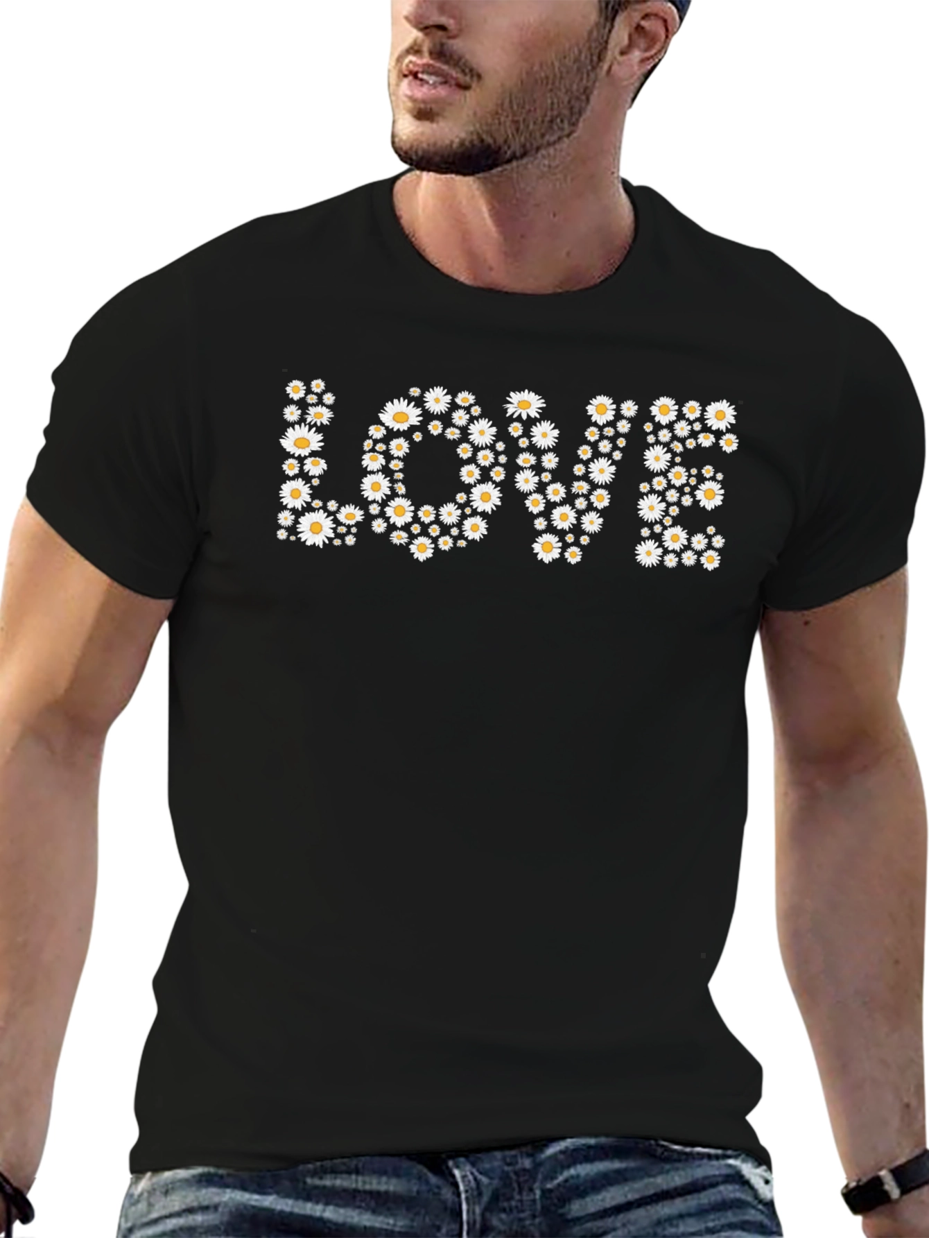 Daisy Love T-Shirt - Floral Graphic Tee