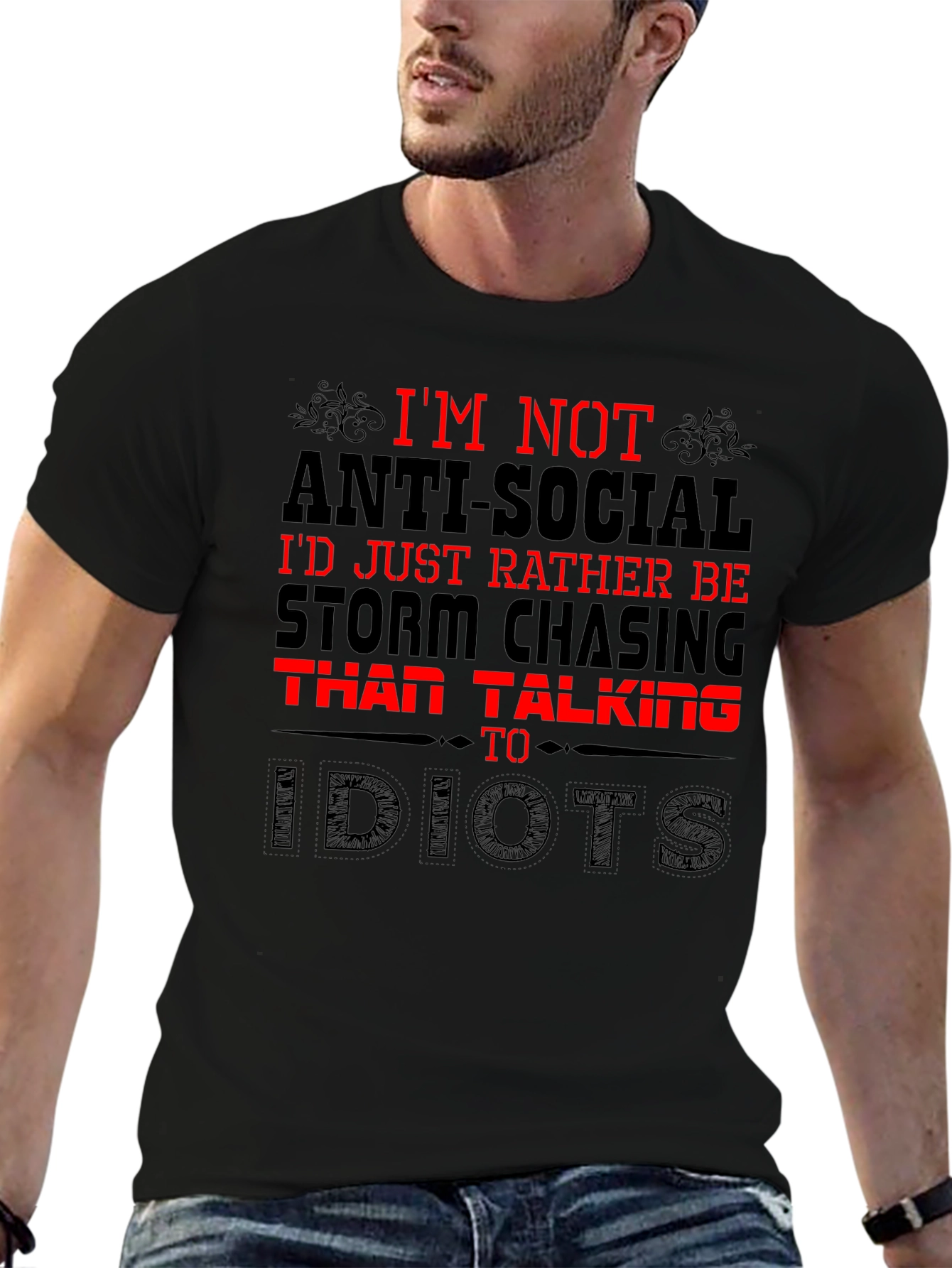 Anti-Social Storm Chaser Graphic Tee