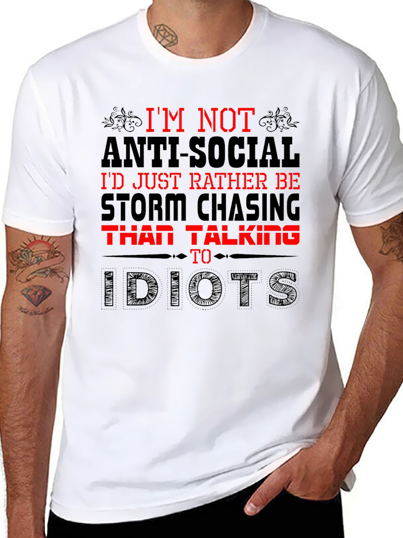 Anti-Social Storm Chaser Graphic Tee