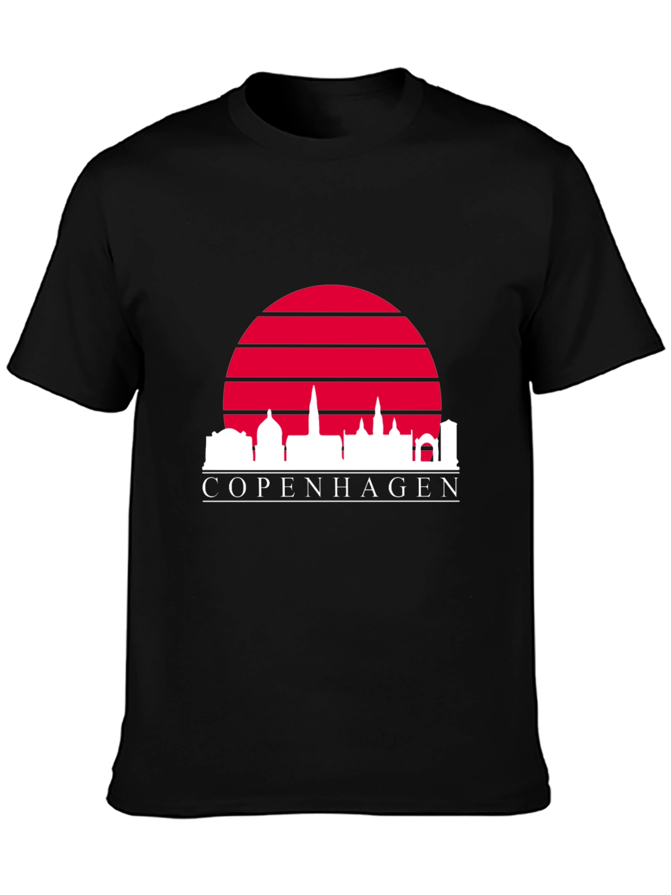 Copenhagen Skyline Graphic Tee