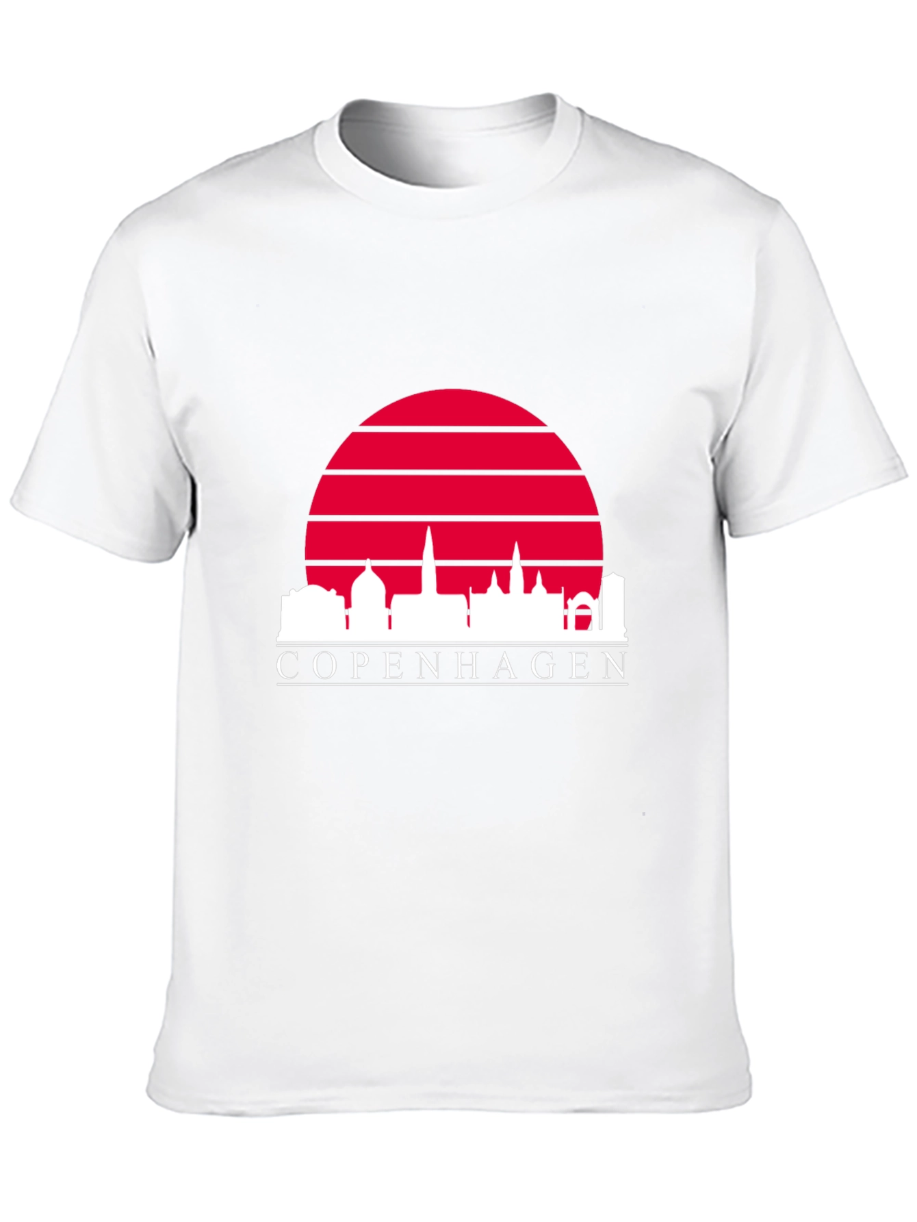 Copenhagen Skyline Graphic Tee