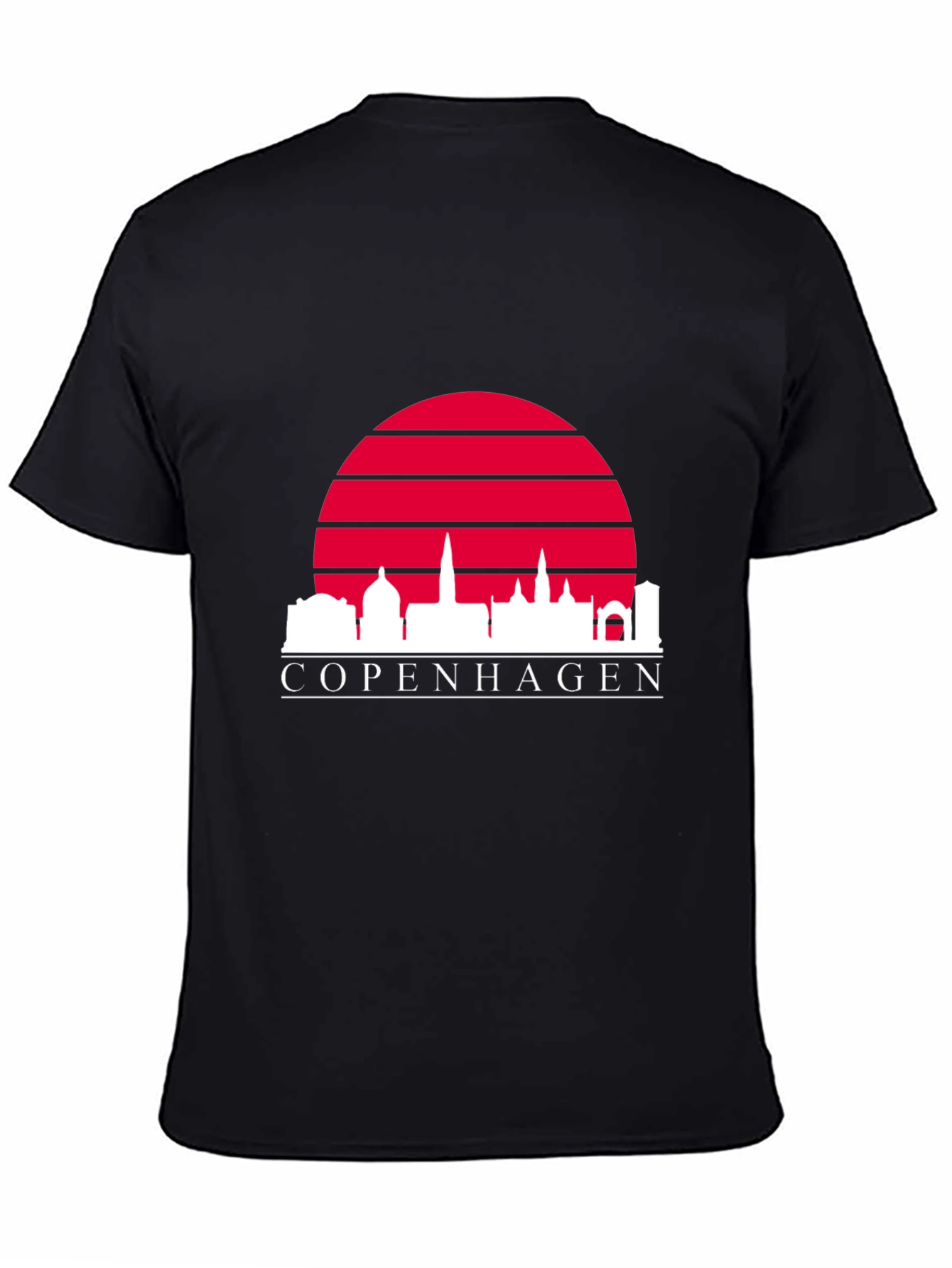 Copenhagen Skyline Graphic Tee