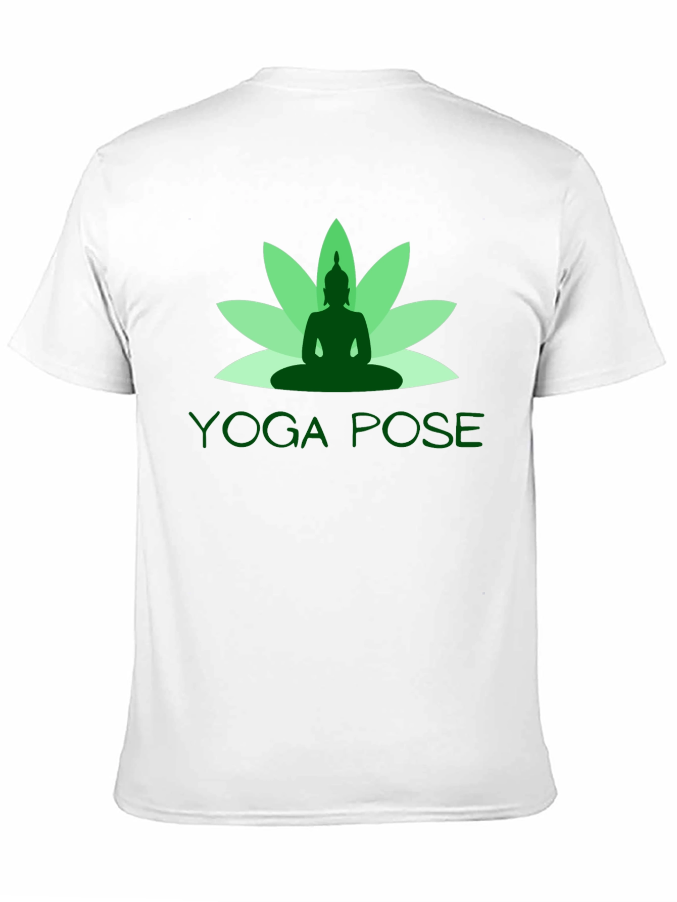 Yoga Pose Lotus T-Shirt - Black