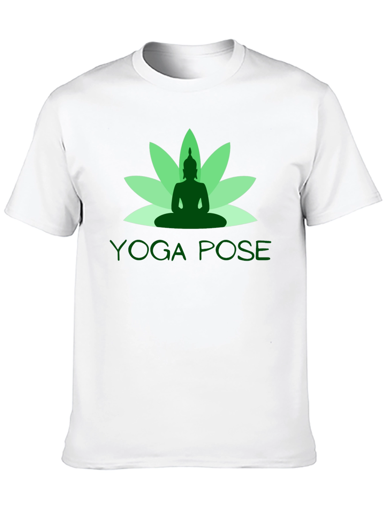 Yoga Pose Lotus T-Shirt - Black