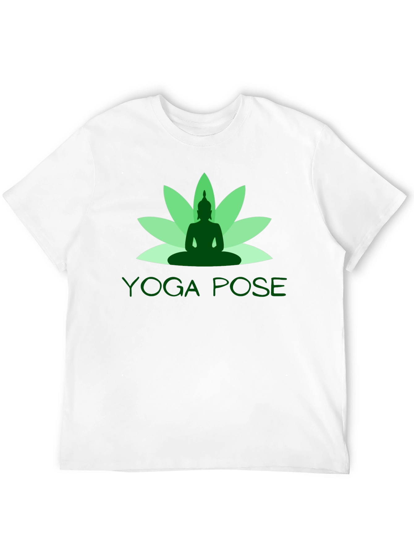 Yoga Pose Lotus T-Shirt - Black