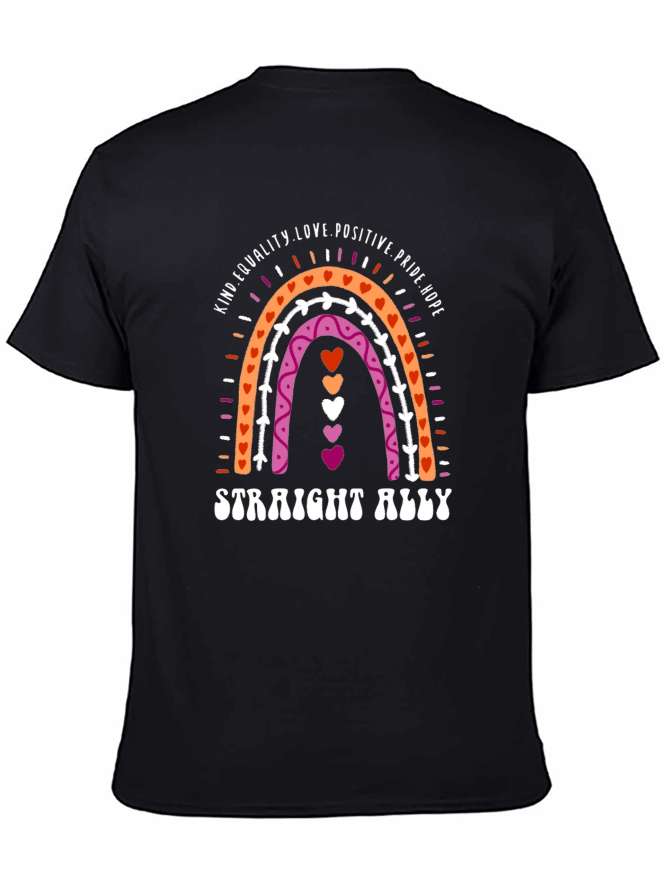 Straight Ally Rainbow Pride T-Shirt