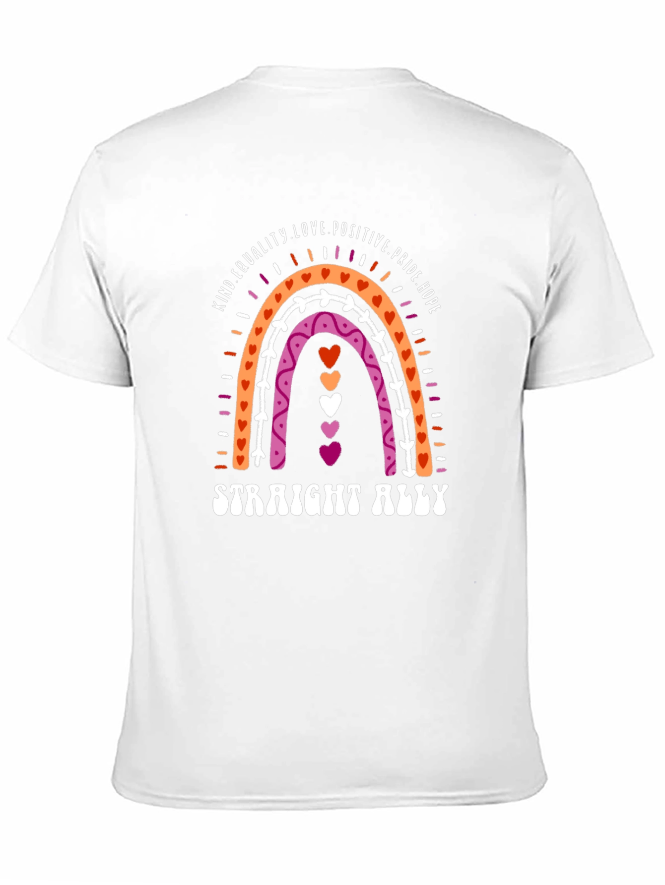 Straight Ally Rainbow Pride T-Shirt