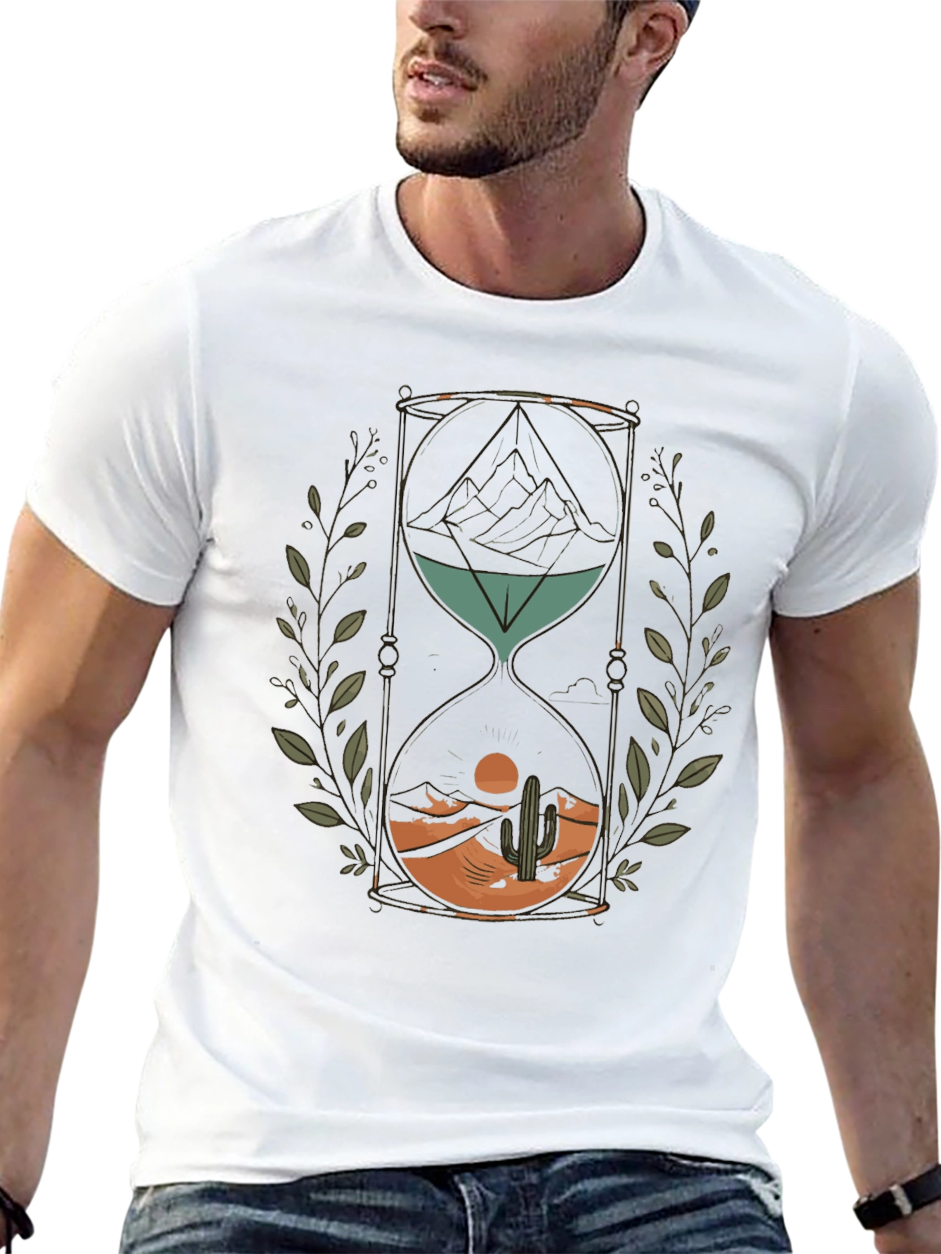Desert Hourglass Graphic T-Shirt - Unisex