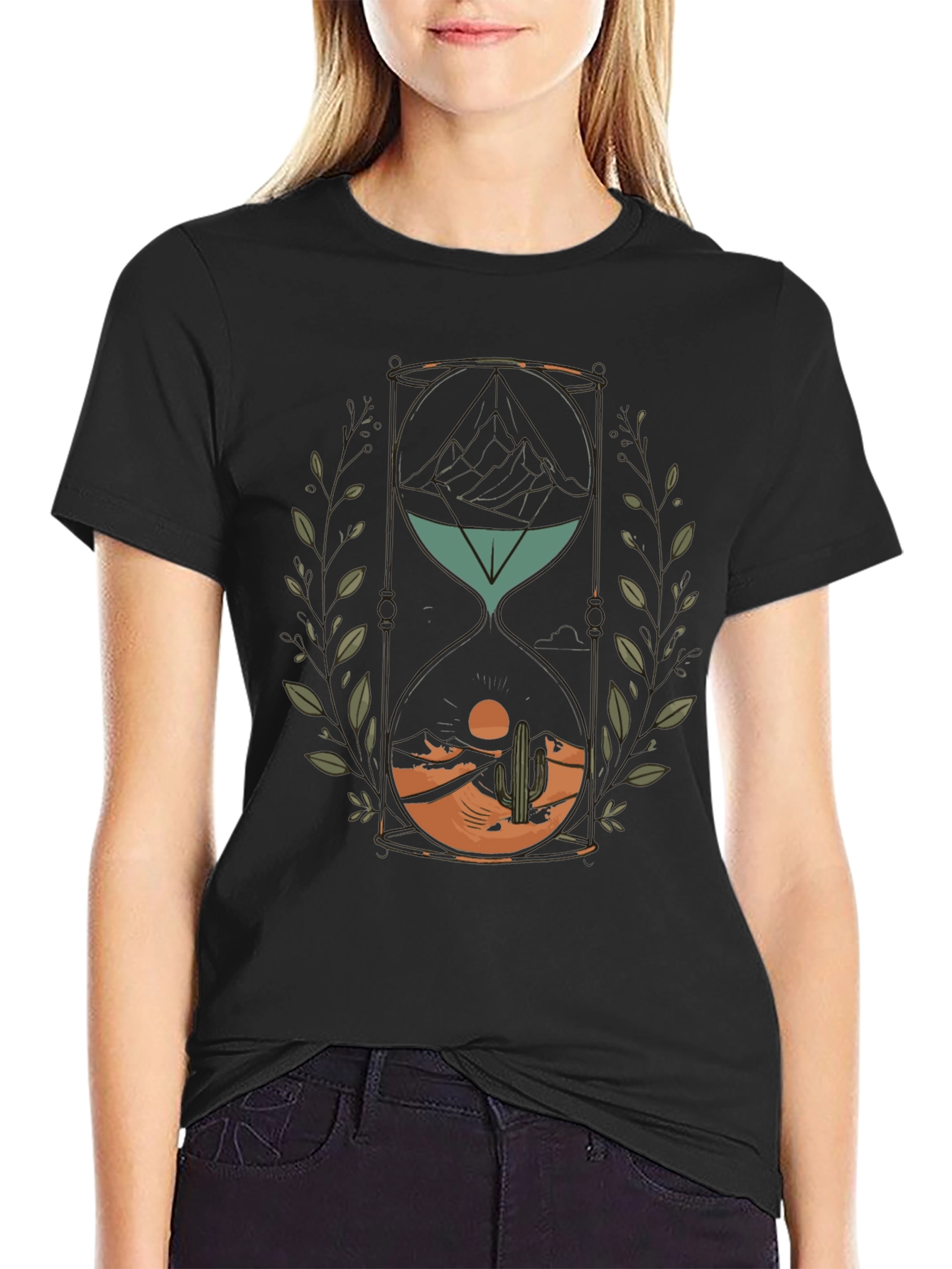 Desert Hourglass Graphic T-Shirt - Unisex