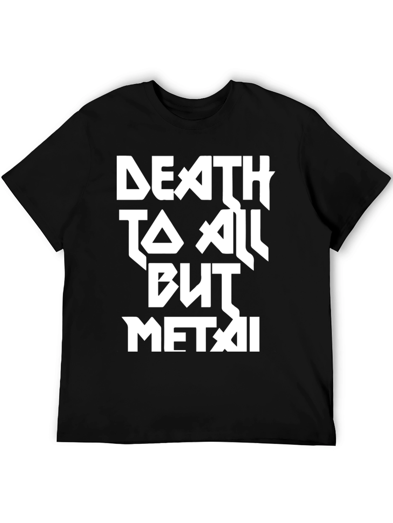 Death To All But Metal Black Graphic Tee