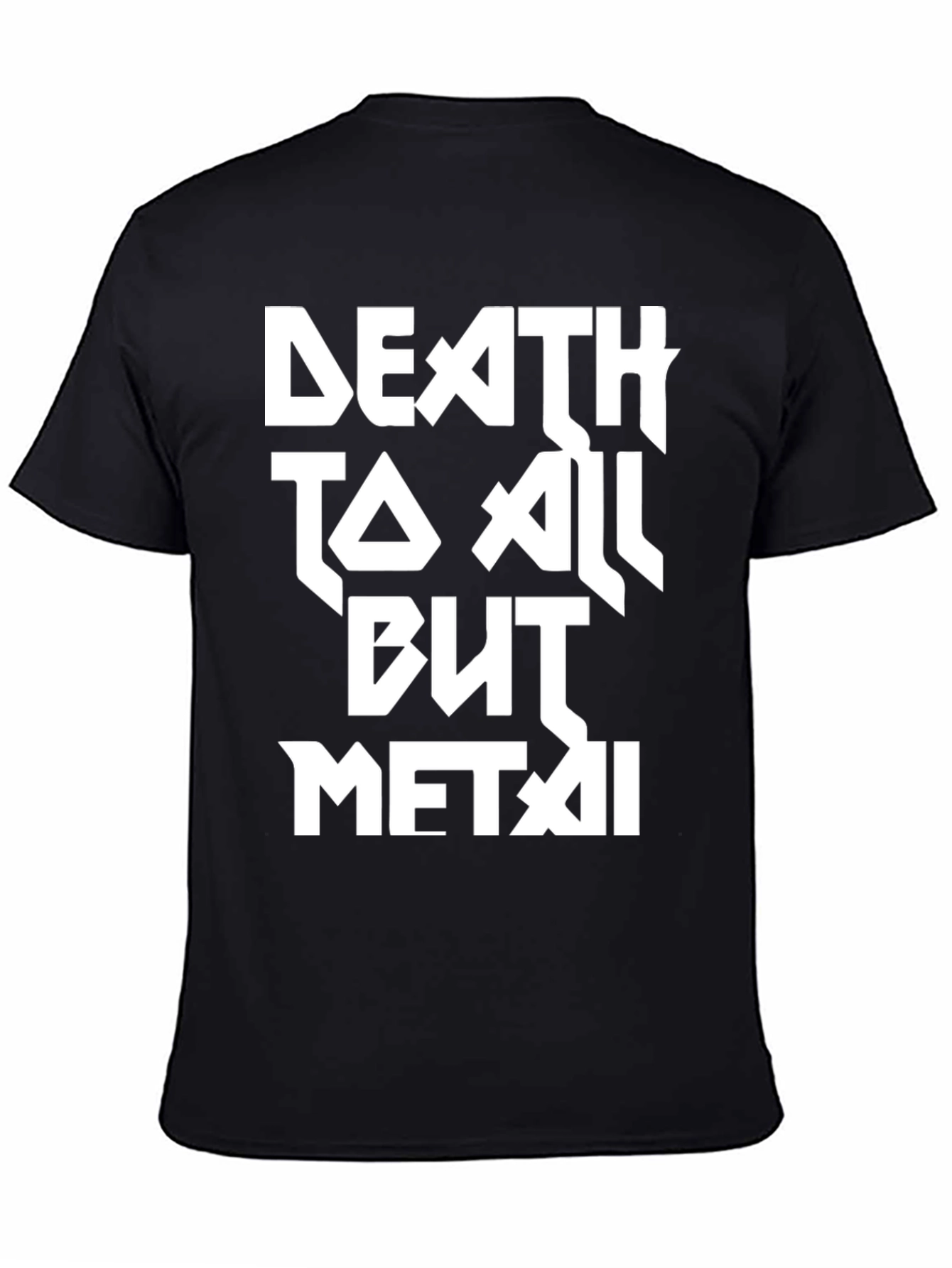Death To All But Metal Black Graphic Tee