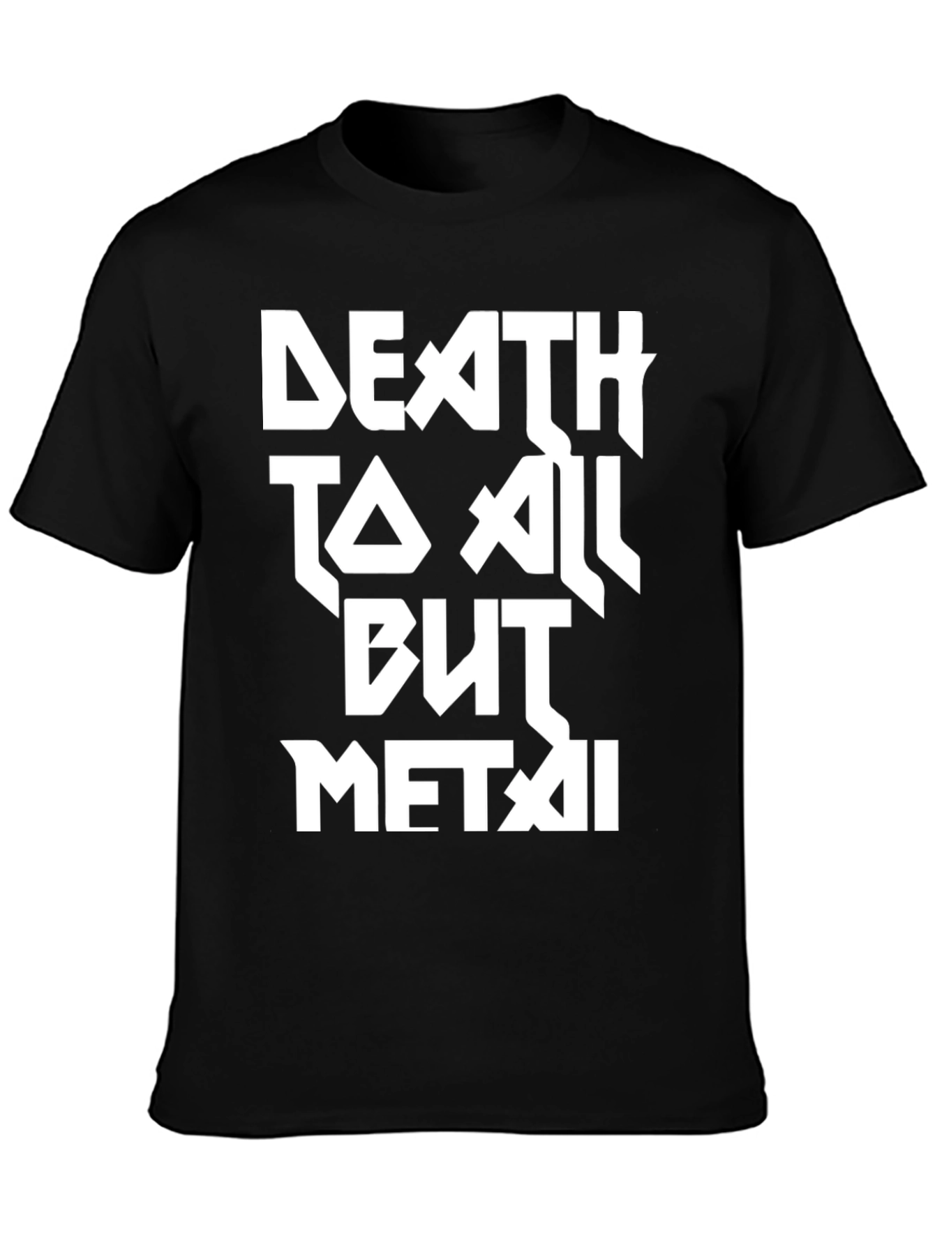 Death To All But Metal Black Graphic Tee