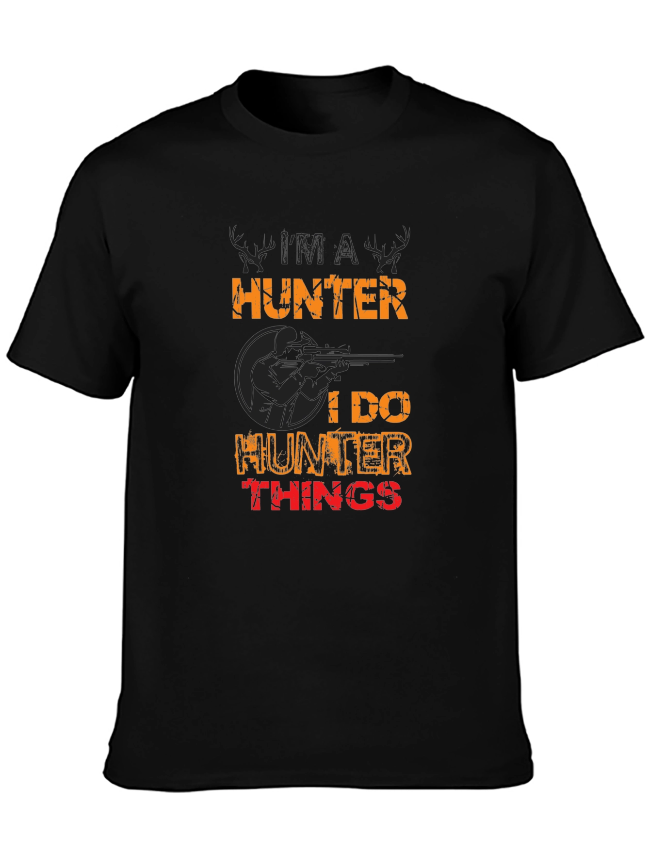 Hunter Graphic Tee - Black Short Sleeve Shirt